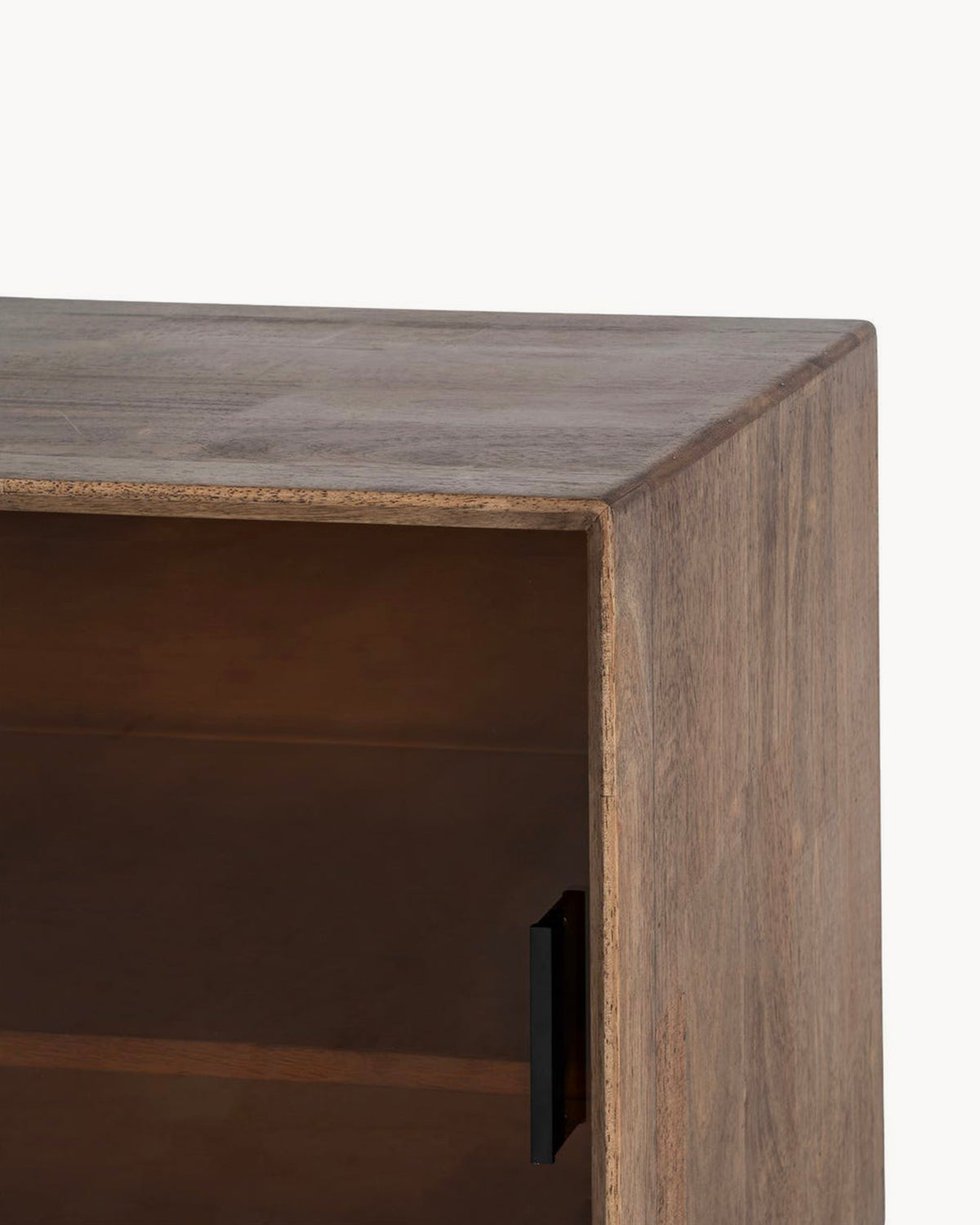 Credenza in legno e vetro Amy