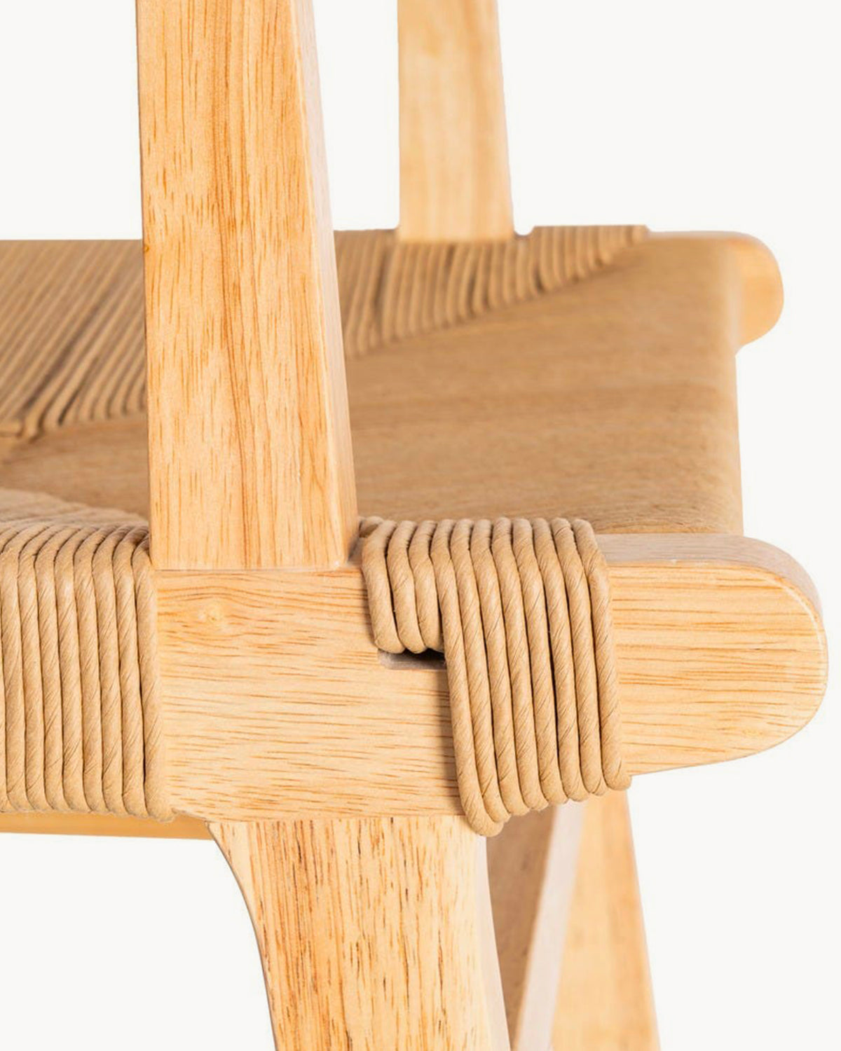 Set da 2 sedie da pranzo con braccioli in legno Cosme