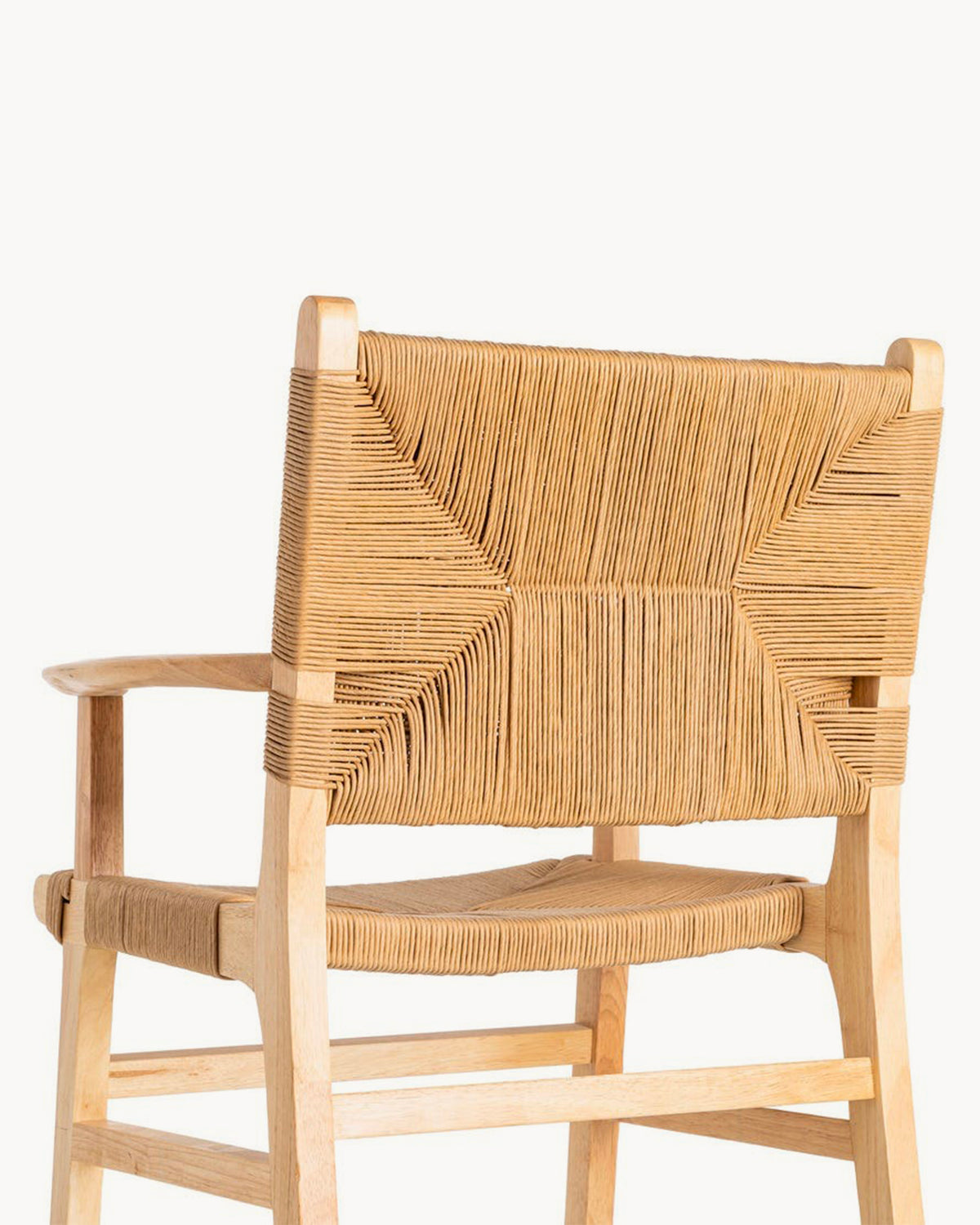 Set da 2 sedie da pranzo con braccioli in legno Cosme