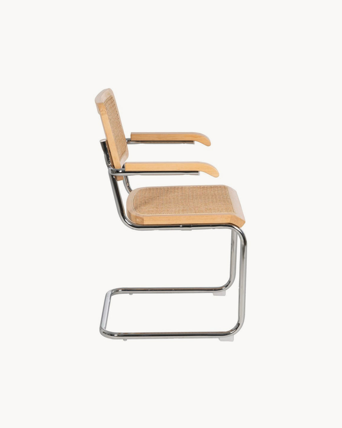 Set da 2 sedie da pranzo in legno e rattan Yuna