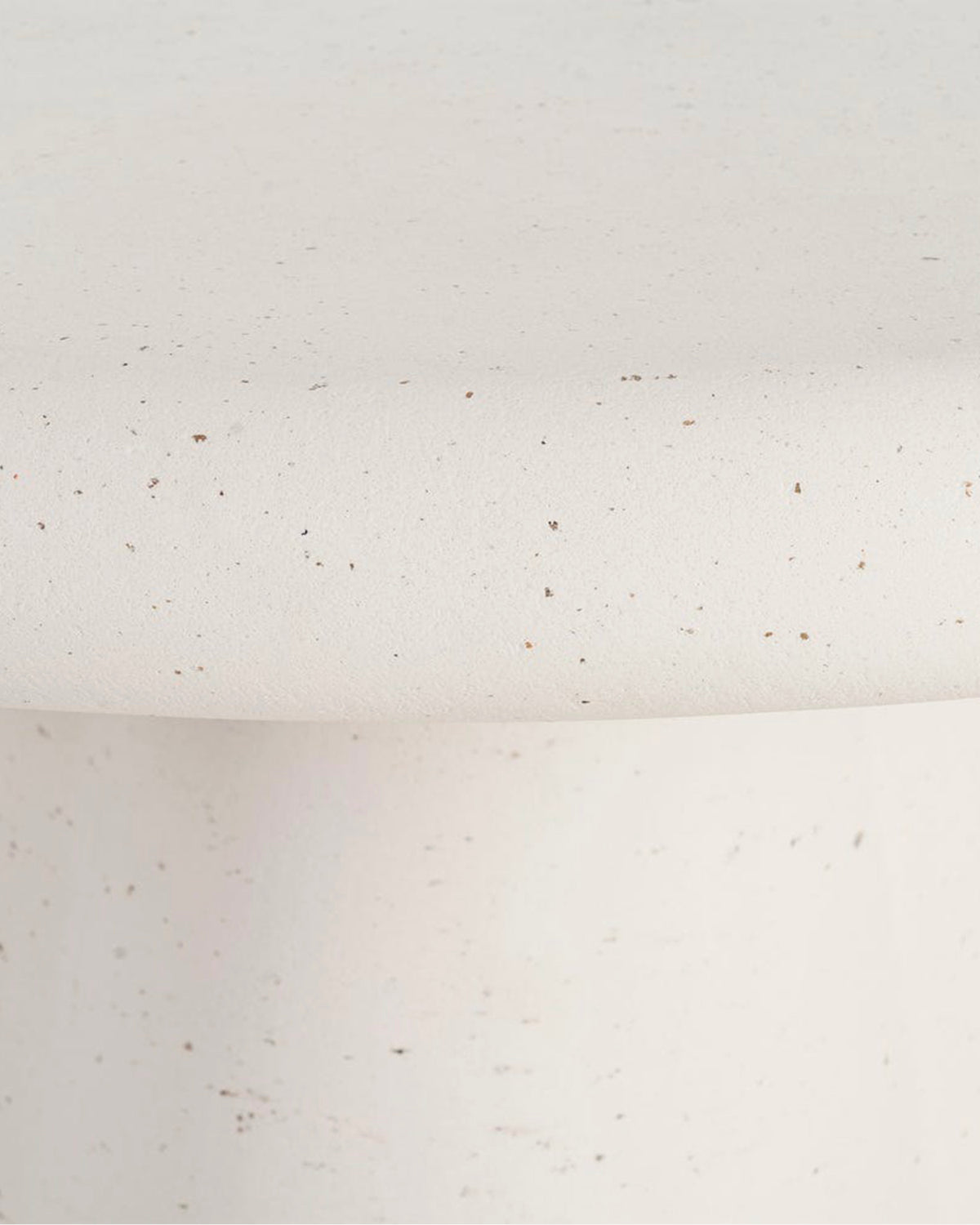 Tavolo da pranzo rotondo effetto microcemento Terrin