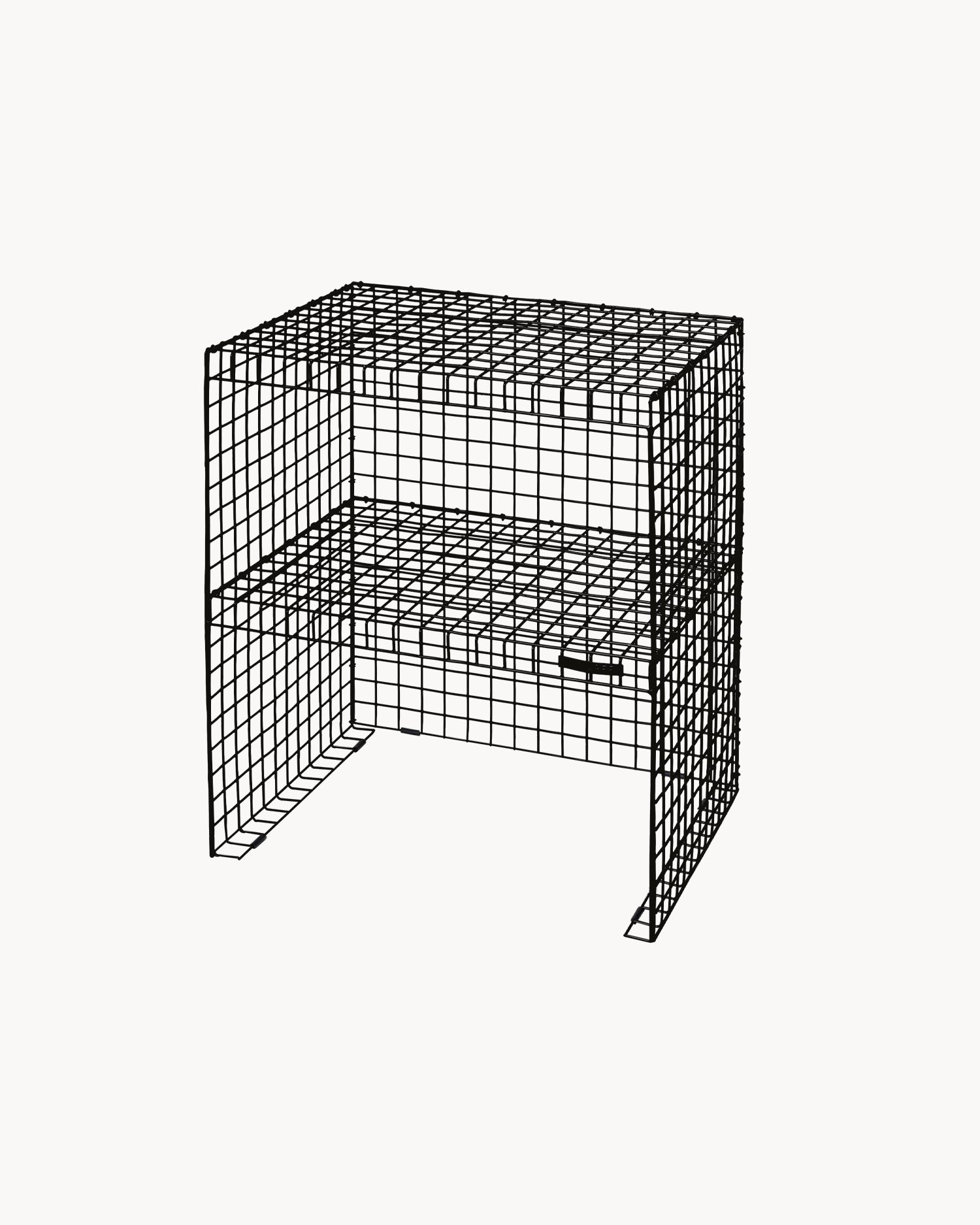 Tavolino in metallo Grid