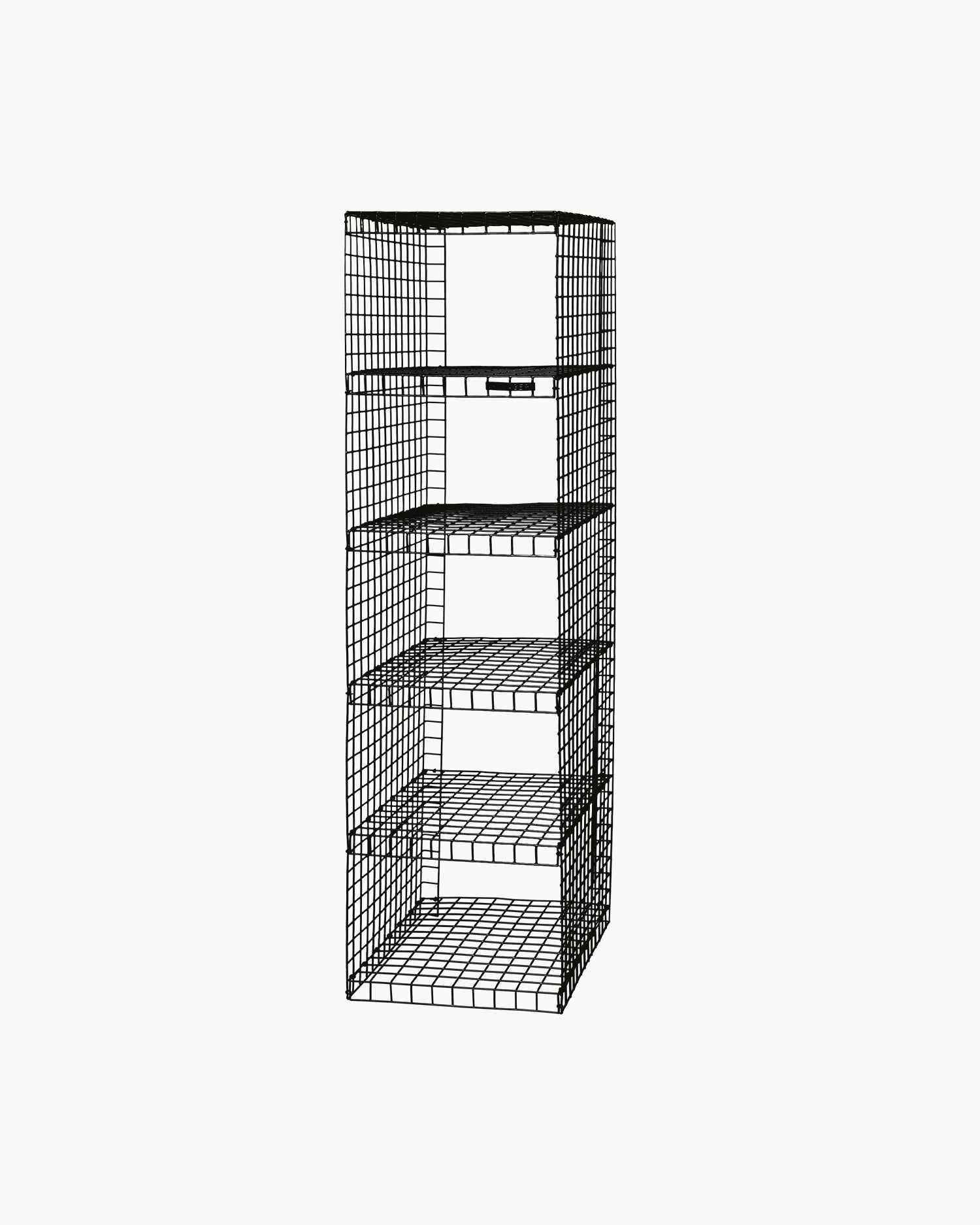Scaffale da parete in metallo Grid