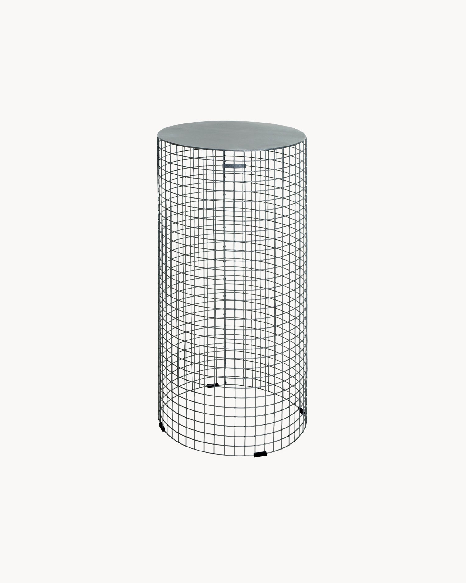 Tavolino rotondo in metallo Pedestal L