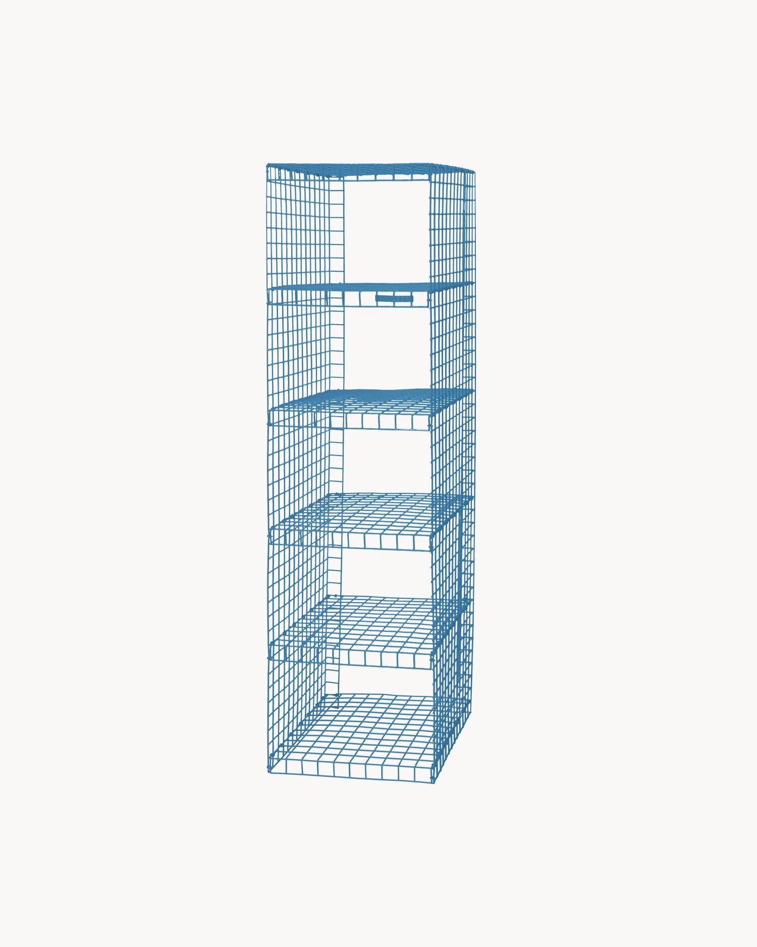 Scaffale da parete in metallo Grid