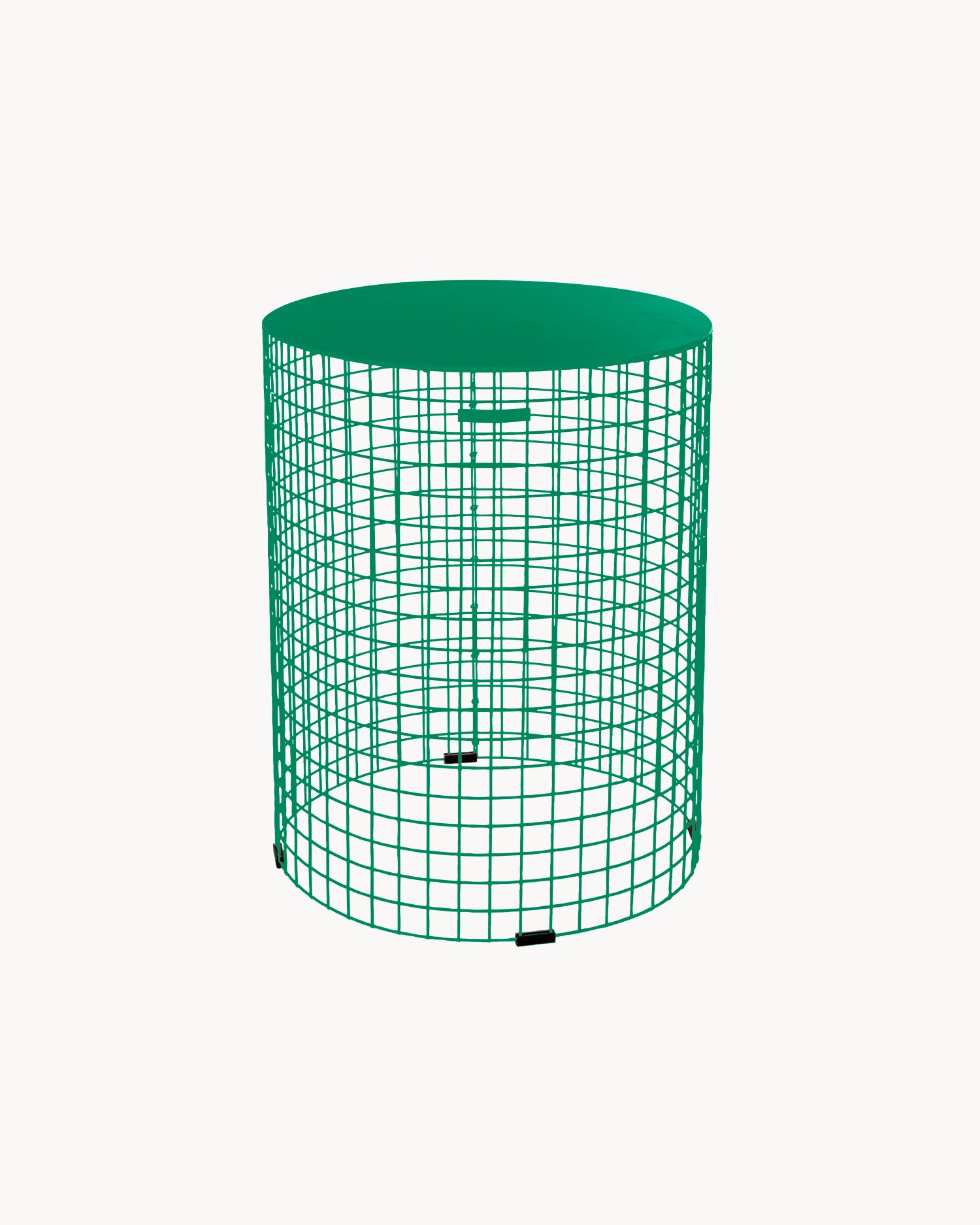 Tavolino rotondo in metallo Pedestal S
