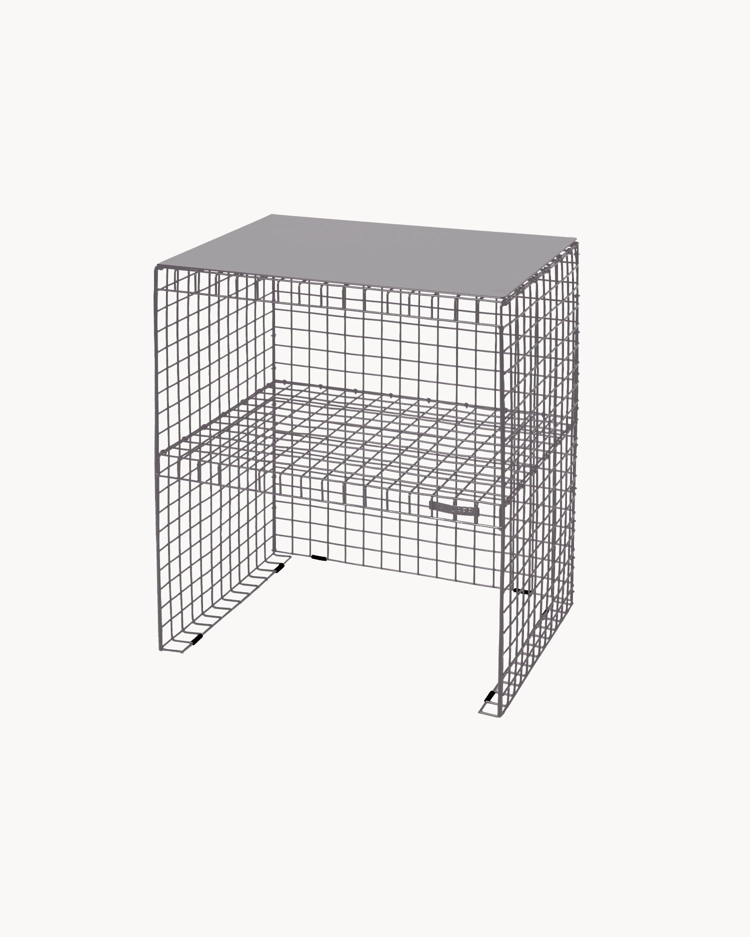 Tavolino in metallo Grid