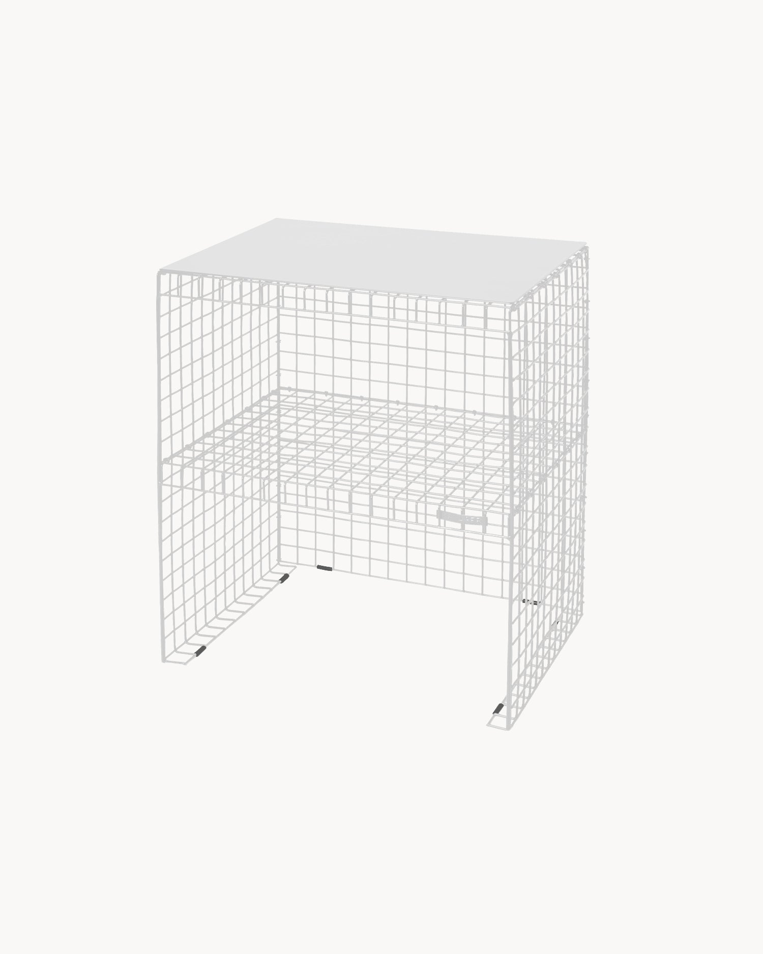 Tavolino in metallo Grid