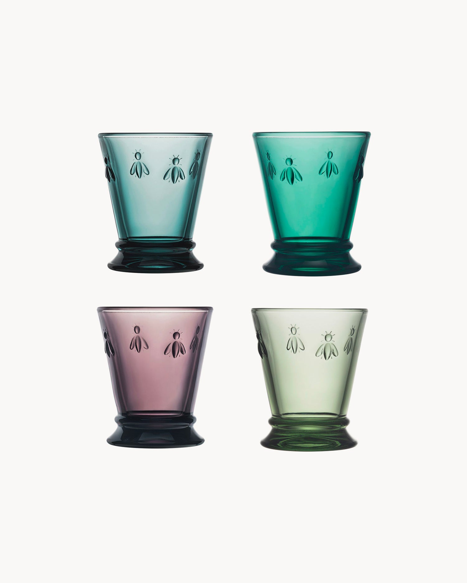 Set 4 Bicchieri acqua Abeille