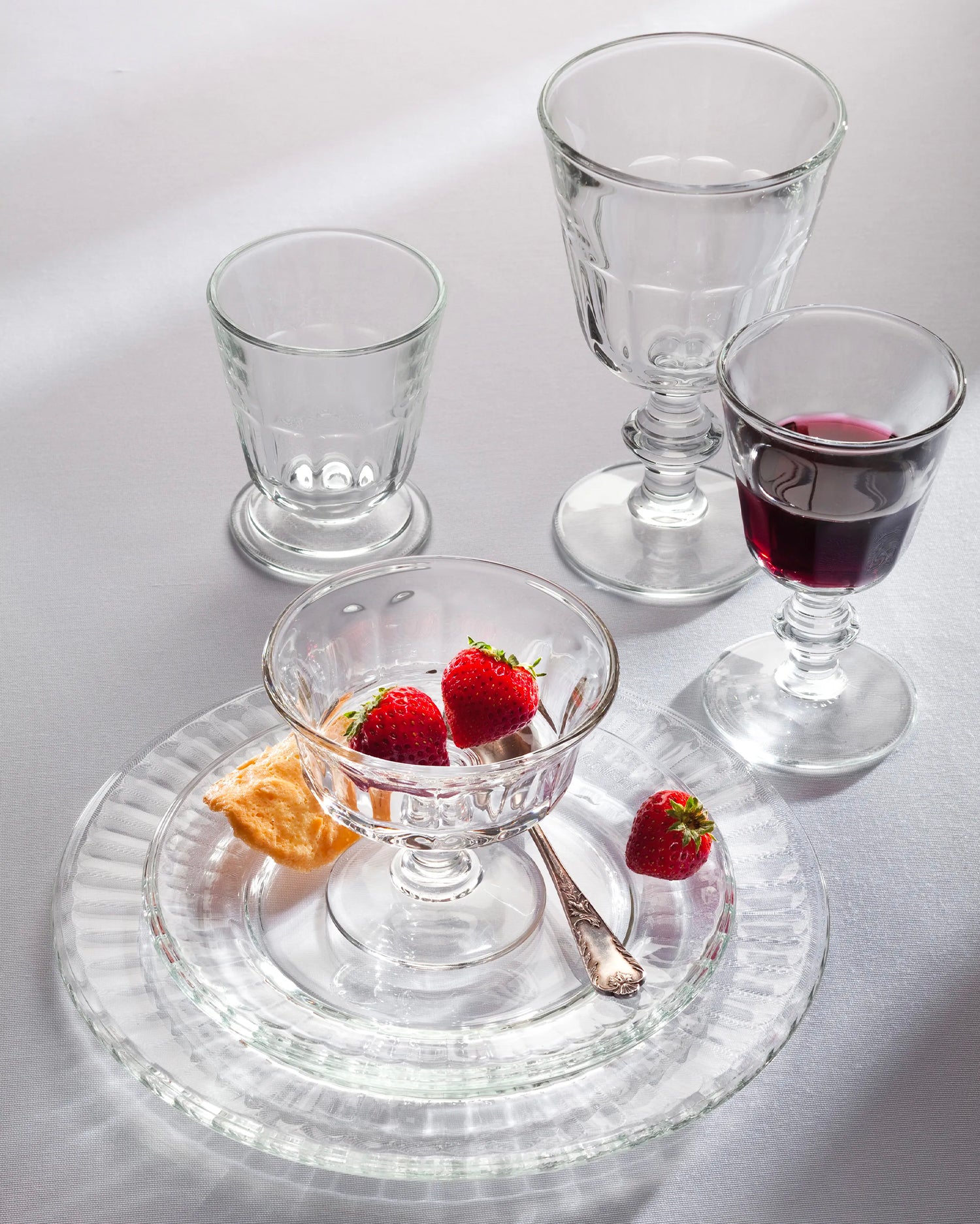 Set 6 bicchieri acqua in vetro Perigord