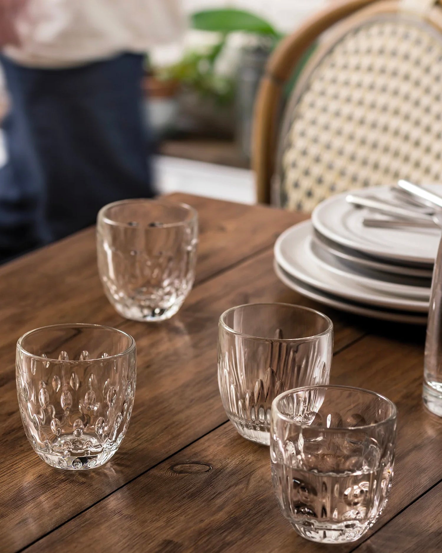 Set 6 bicchieri in vetro Troquet, Amandes