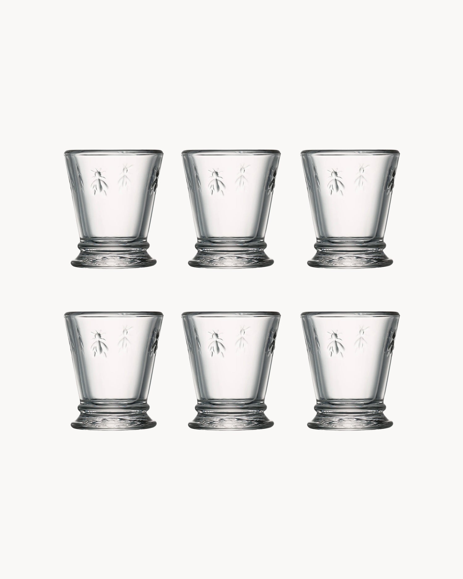 Set 6 Bicchieri da liquore Abeille