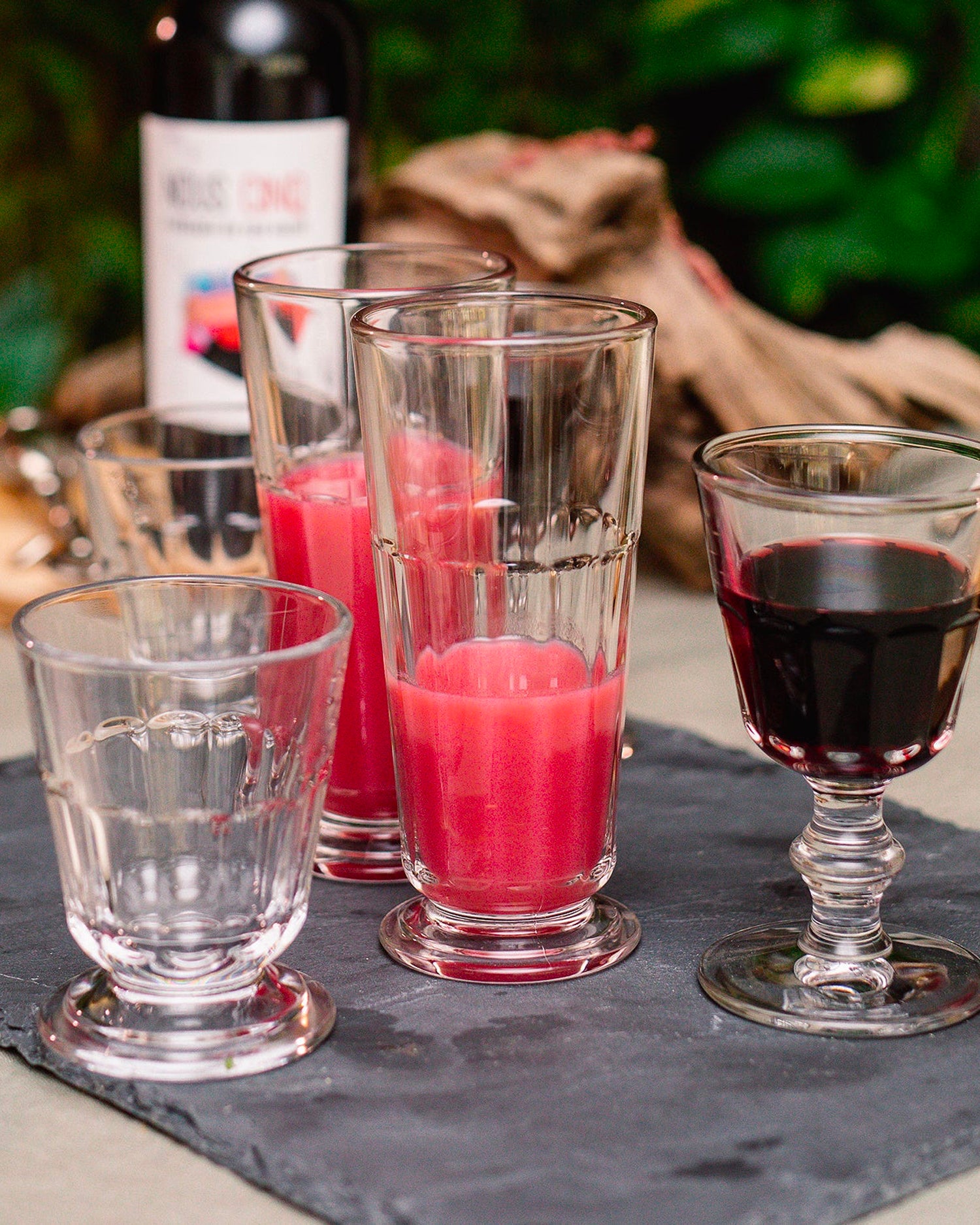 Set 6 bicchieri acqua in vetro Perigord