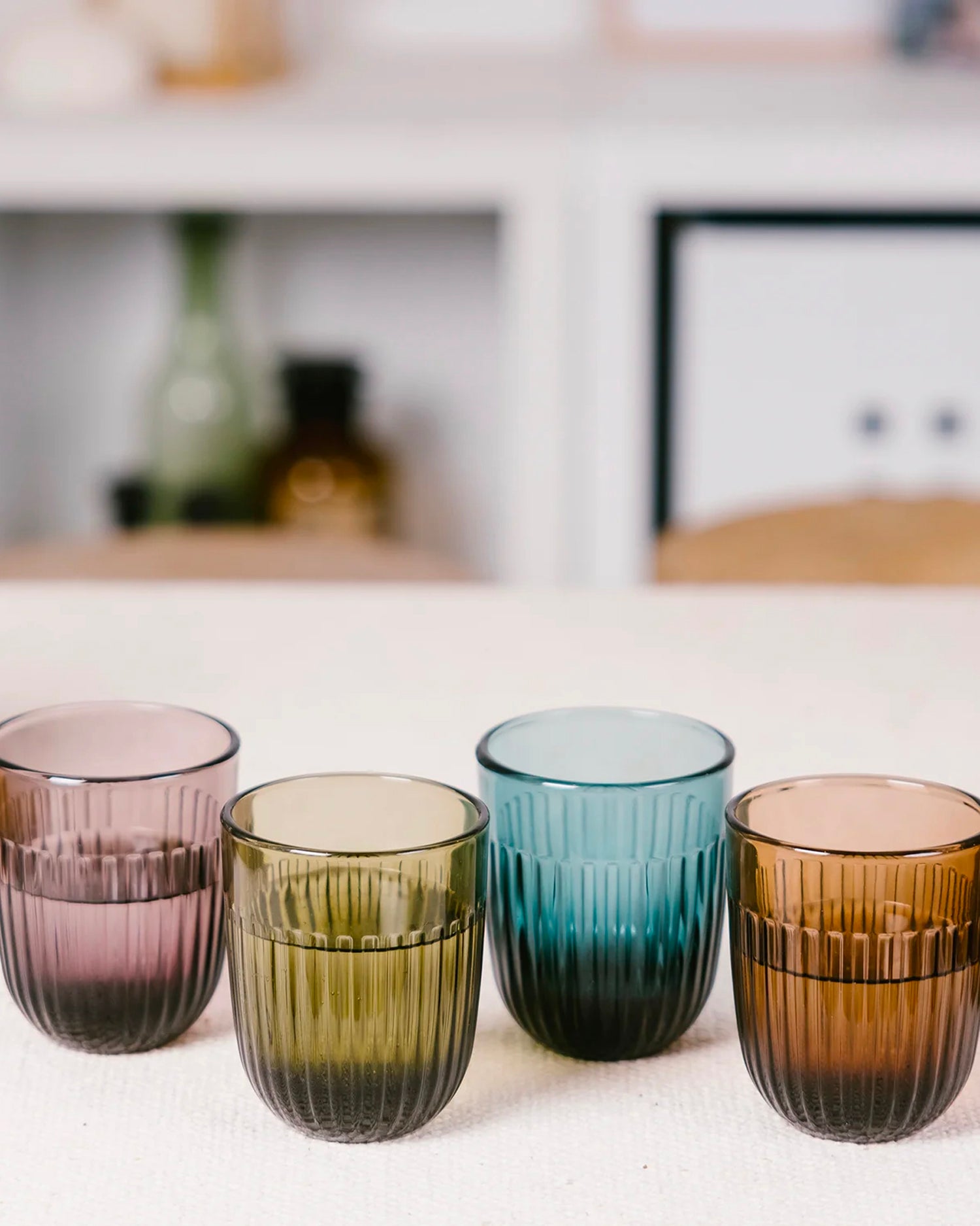 Set 4 bicchieri acqua in vetro Ouessant