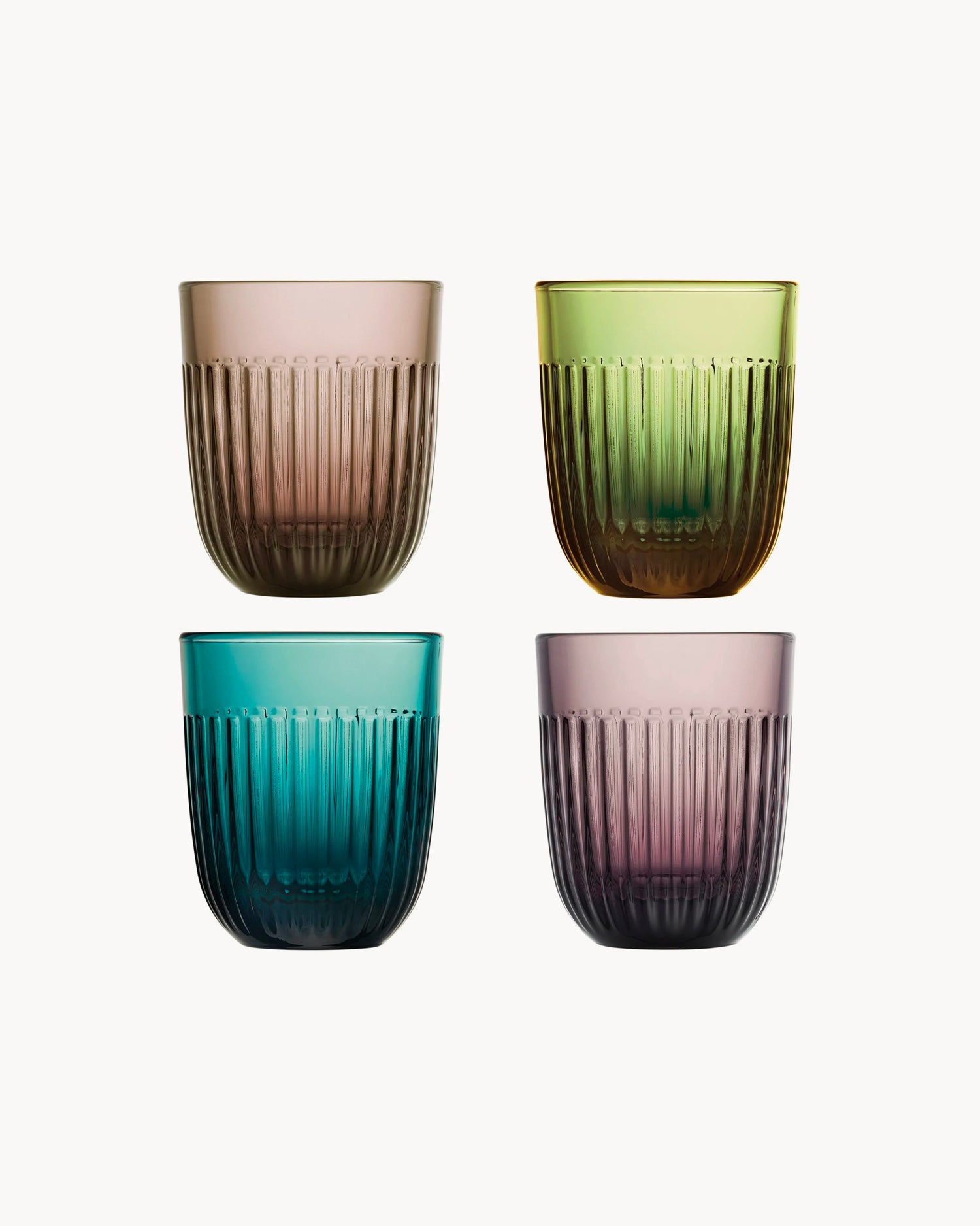 Set 4 bicchieri acqua in vetro Ouessant
