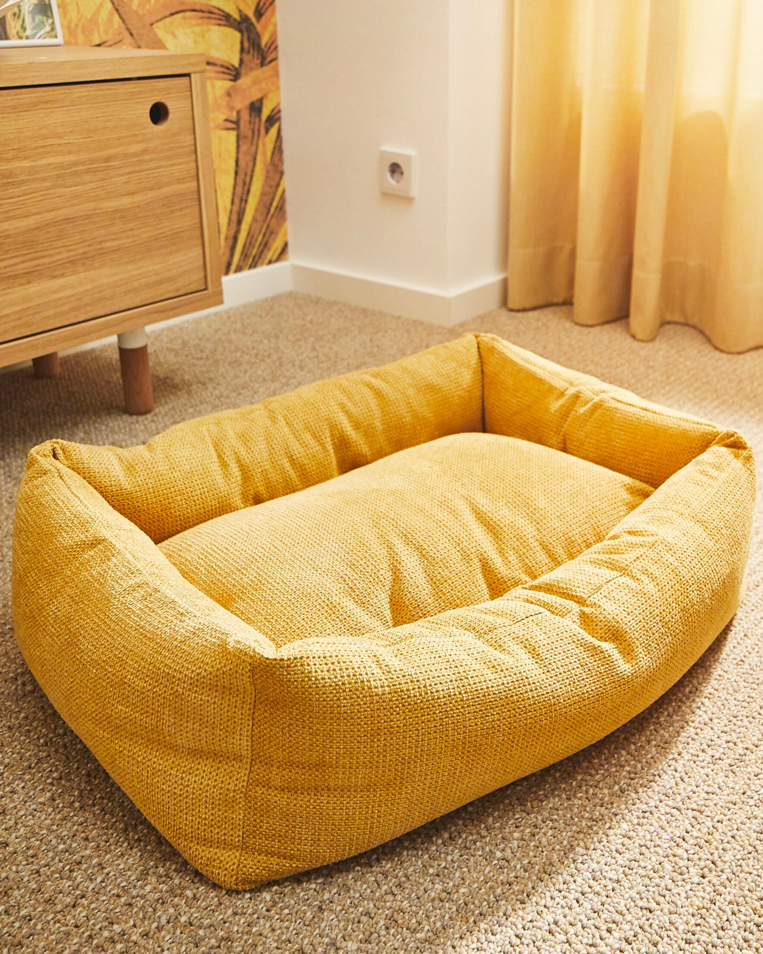 Cuccia per cani Tudor, gialla