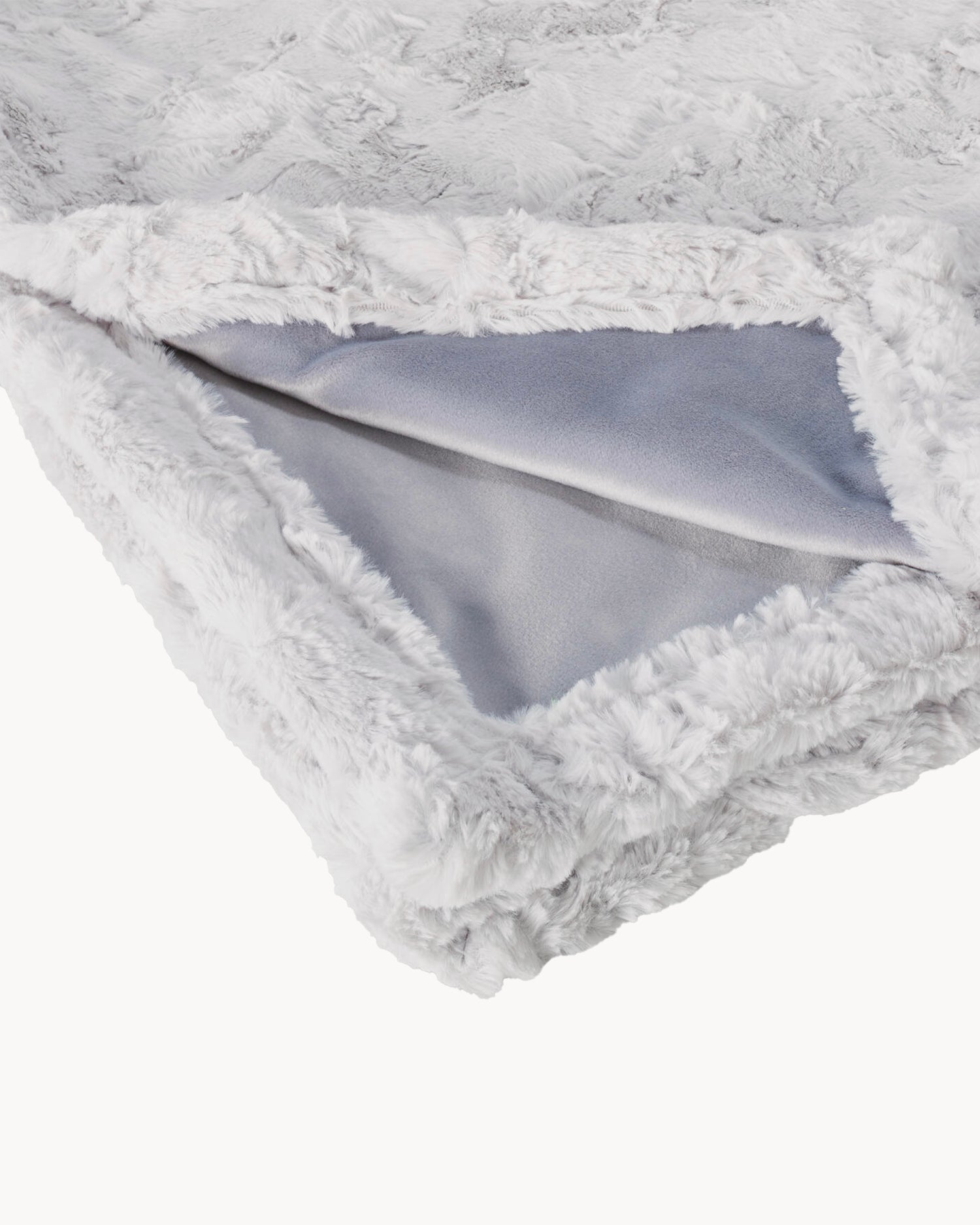 Coperta per animali in velluto Cozy, grigia chiara