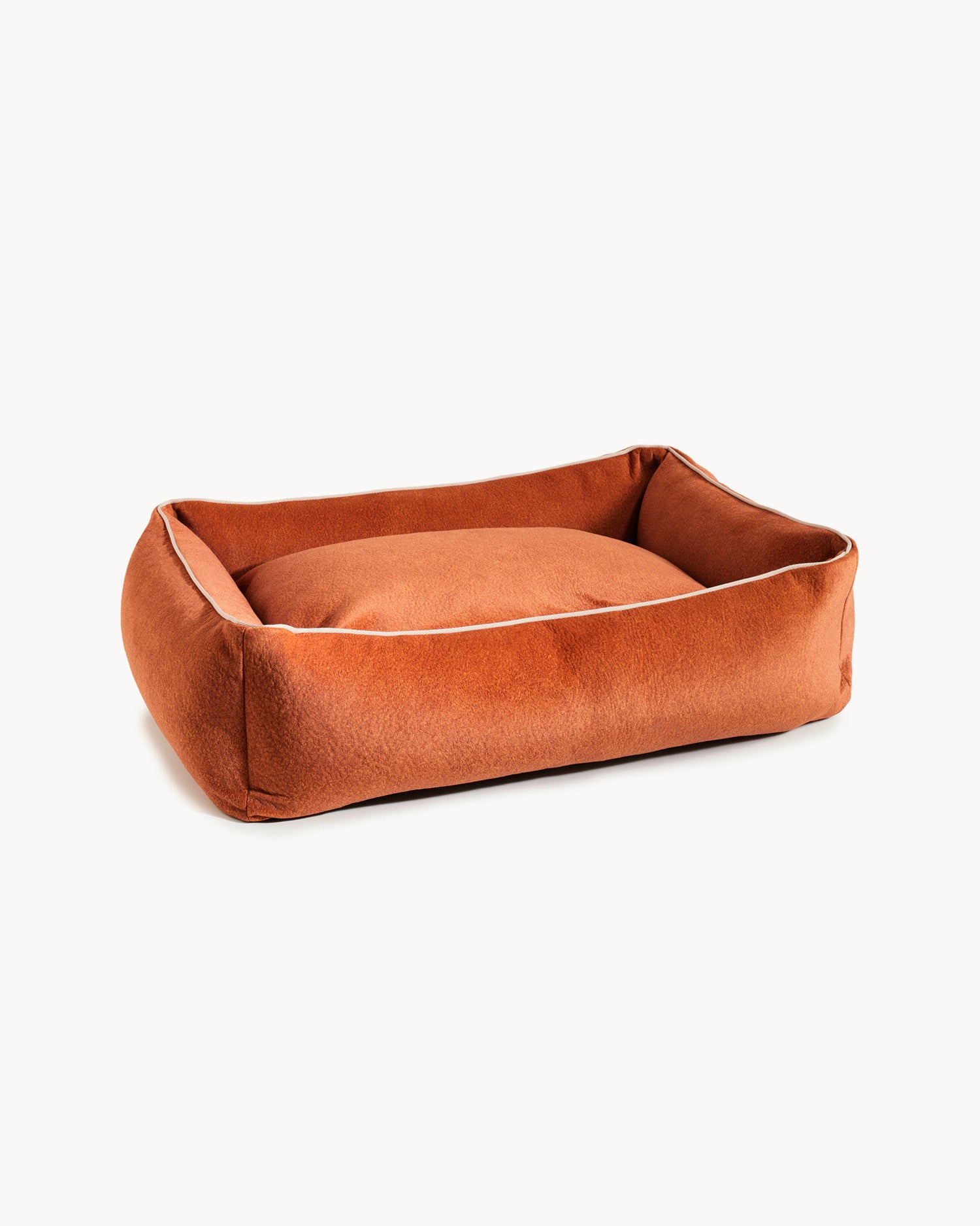 Cuccia per cani in velluto Buffalo, terracotta