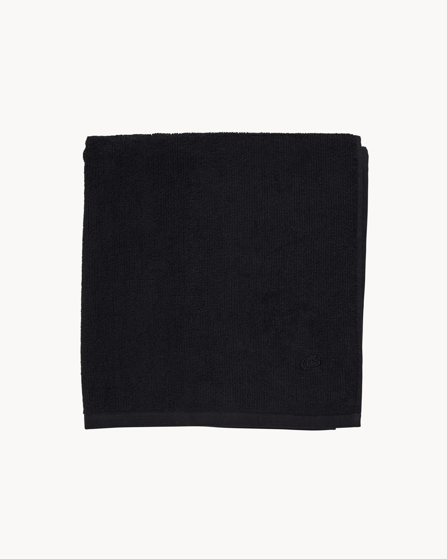 Asciugamano in cotone organico Molli, nero