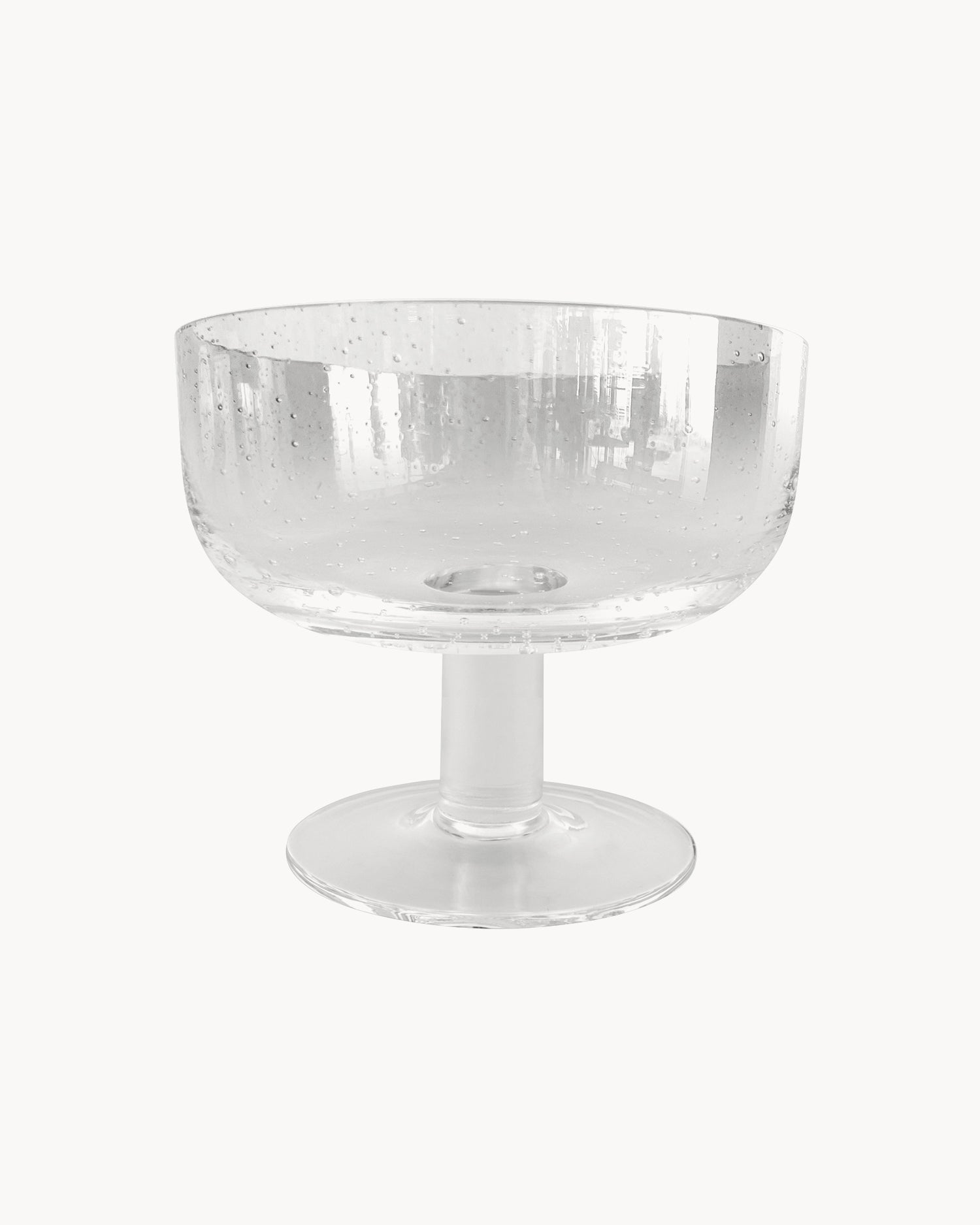 Set 4 coppe da gelato in vetro fatto a mano Daphne