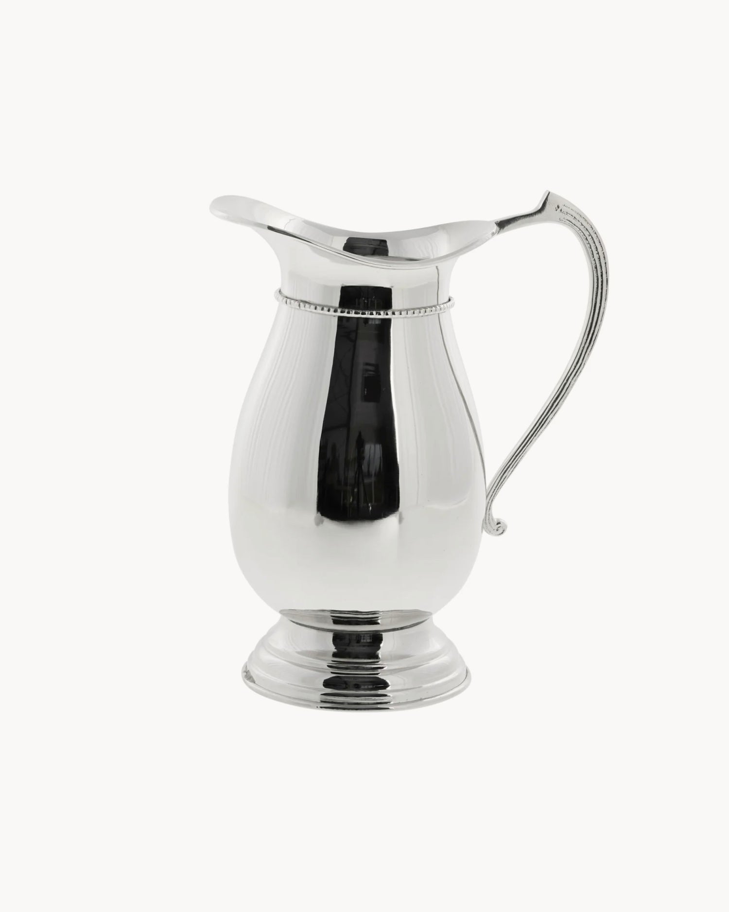 Caraffa in ottone argentato Sigrid