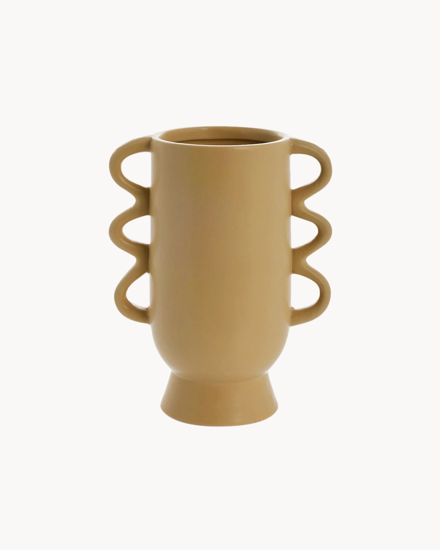 Vaso in ceramica Suselle, giallo