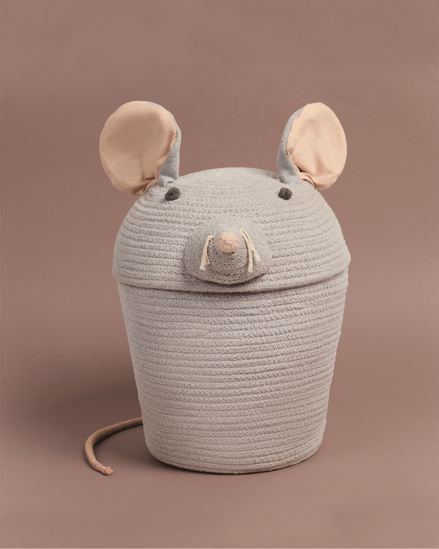 Cesto con coperchio realizzato a mano Renata the Rat