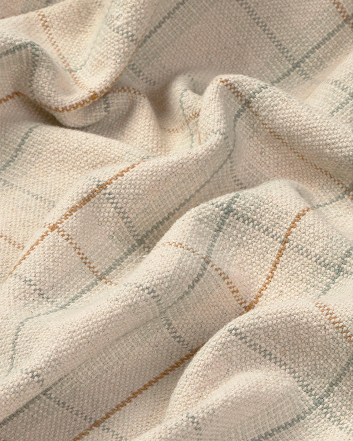 Coperta in cotone realizzata a mano Tartan