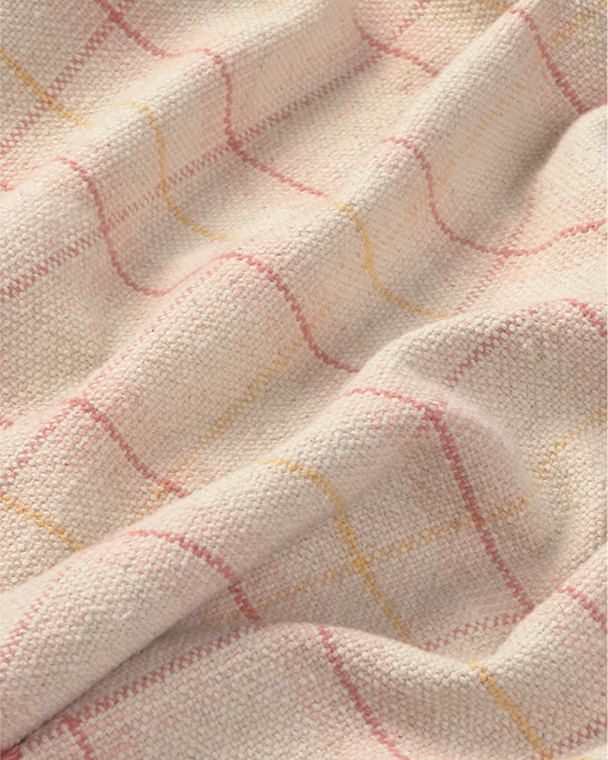 Coperta in cotone realizzata a mano Tartan
