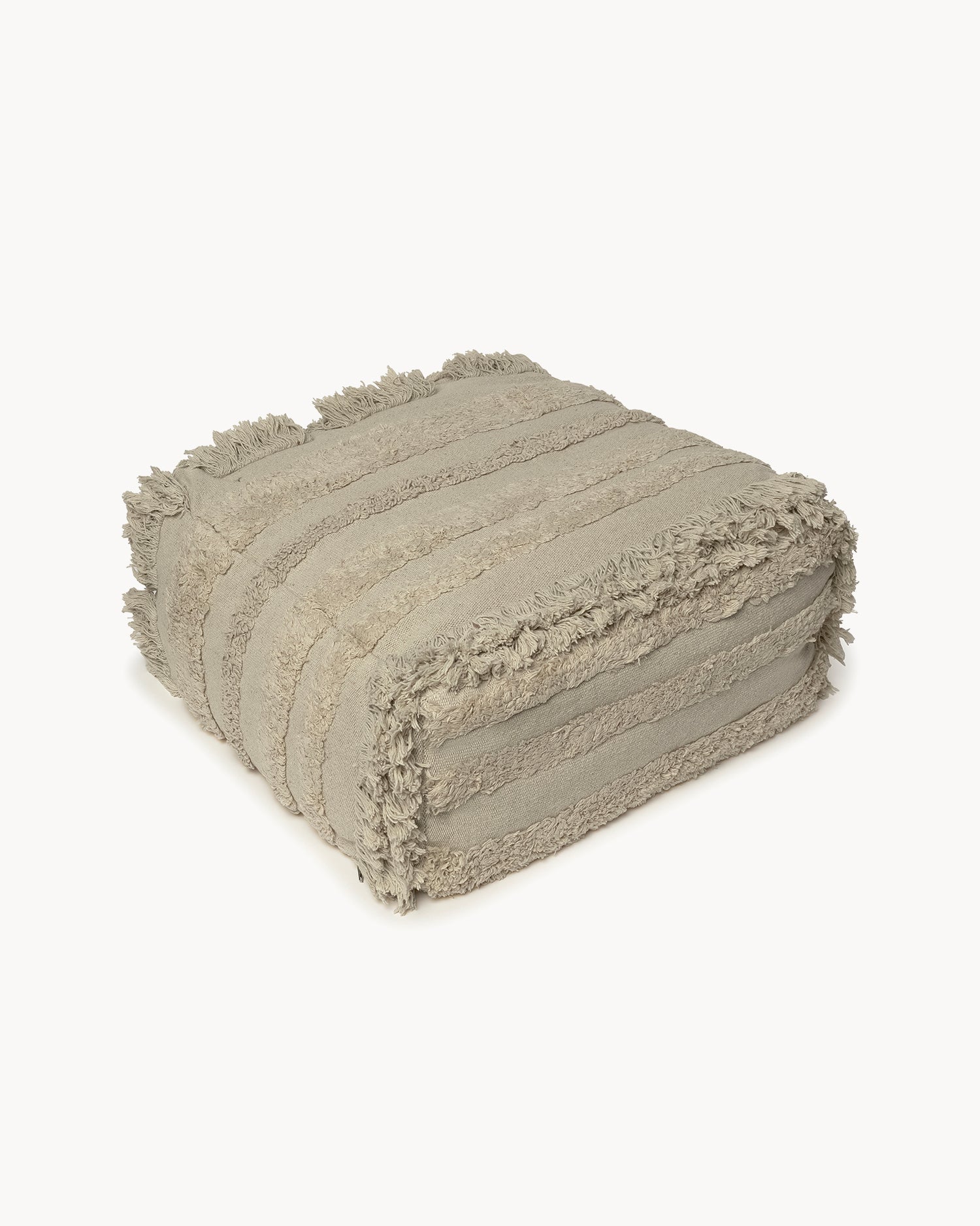 Pouf in cotone realizzato a mano Air