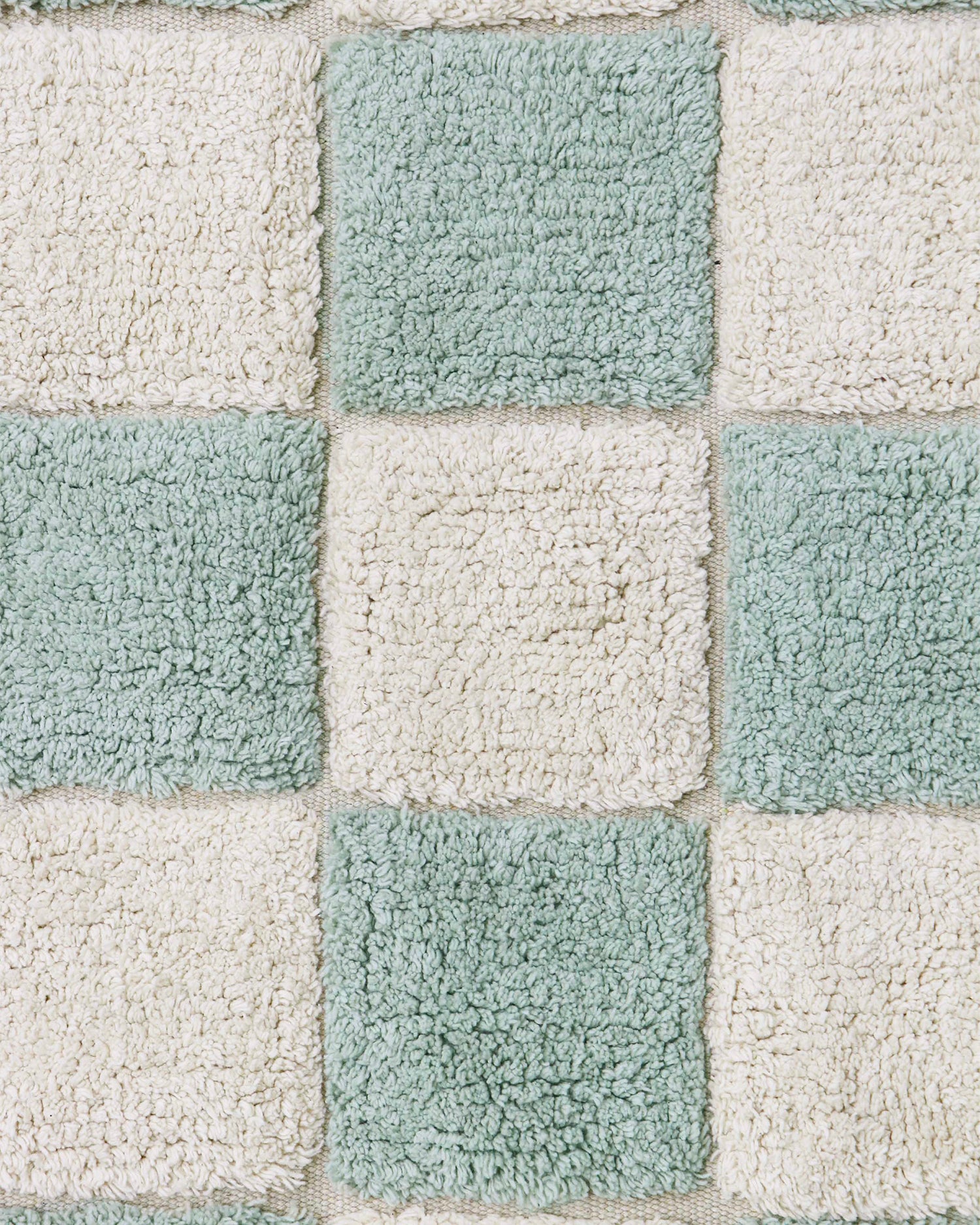 Tappeto lavabile in cotone realizzato a mano Tiles