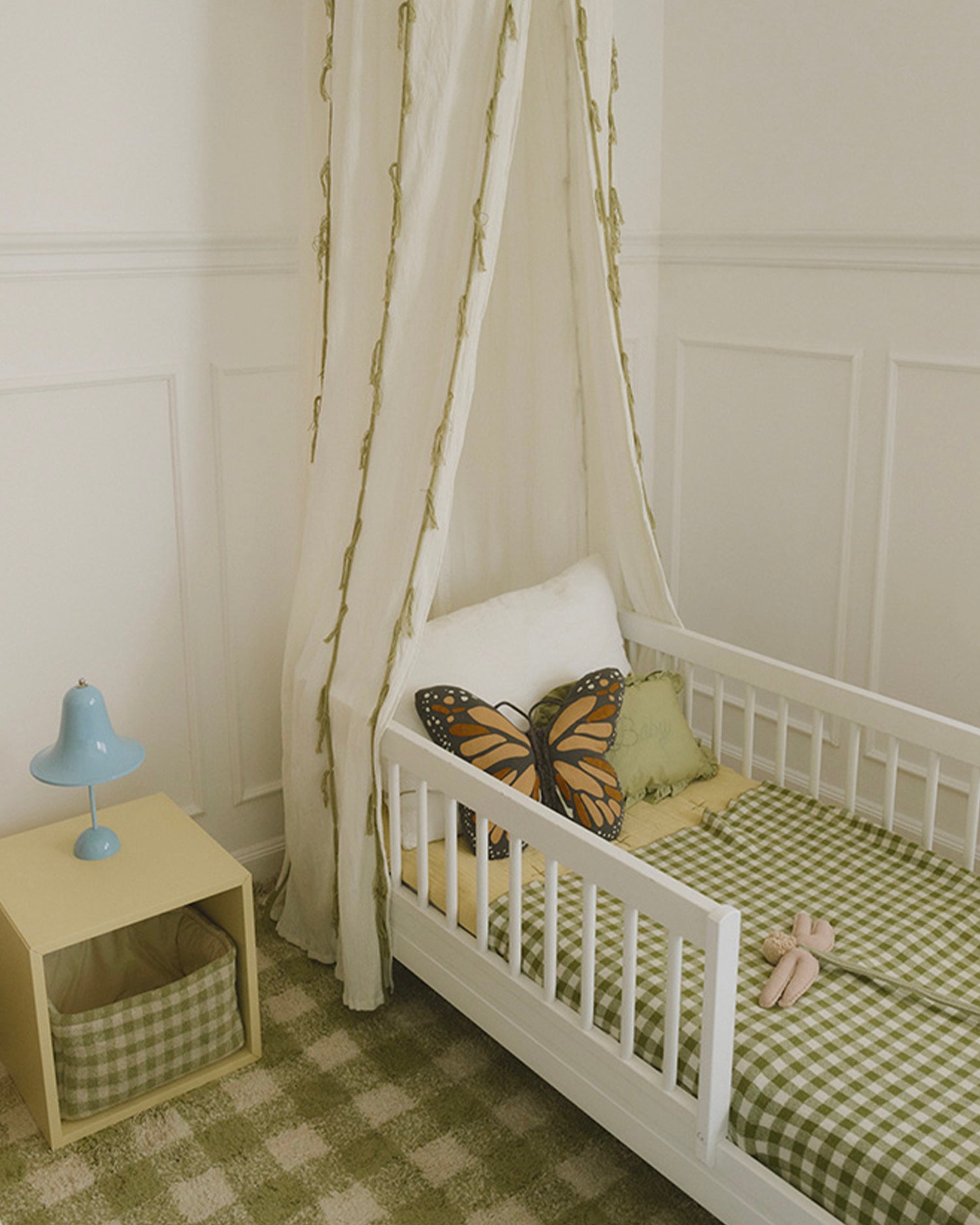 Tappeto lavabile in cotone realizzato a mano Vichy - Cotone