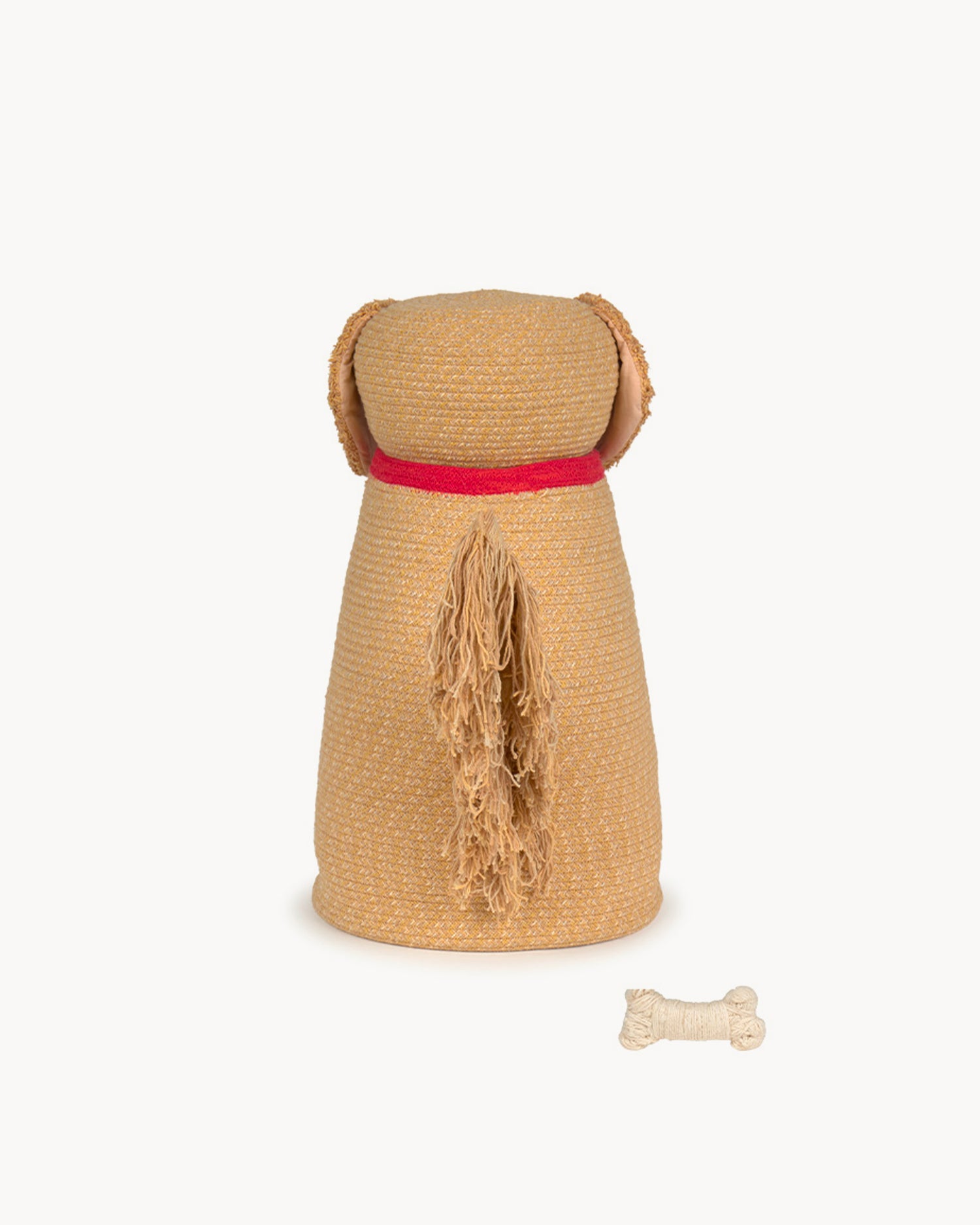 Cesto con coperchio realizzato a mano Luna