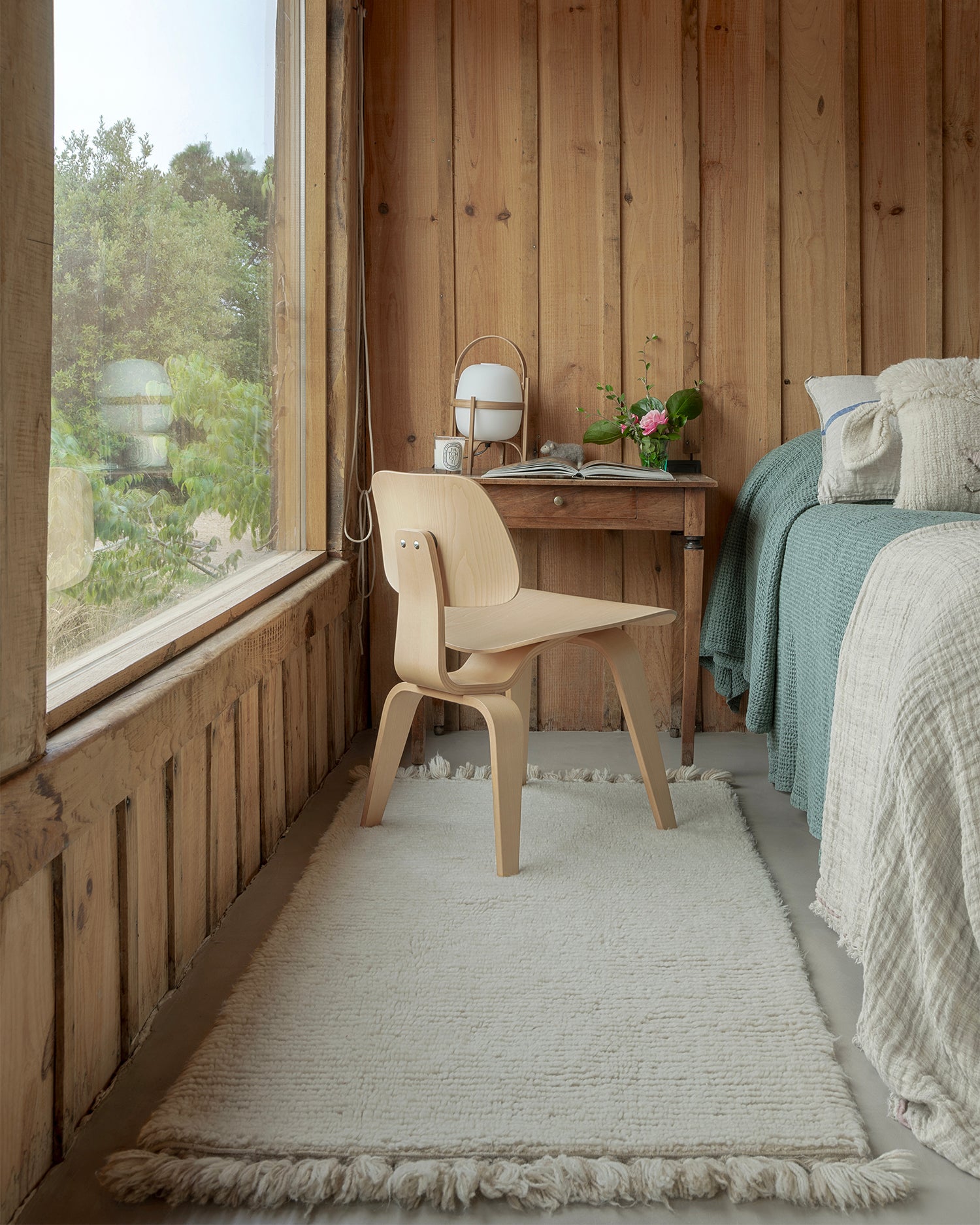 Tappeto lavabile in lana realizzato a mano Koa