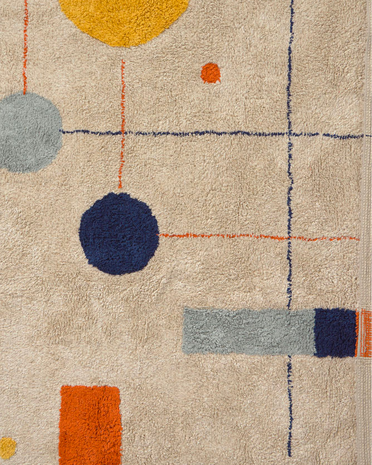 Tappeto lavabile in cotone Geometrical Shapes