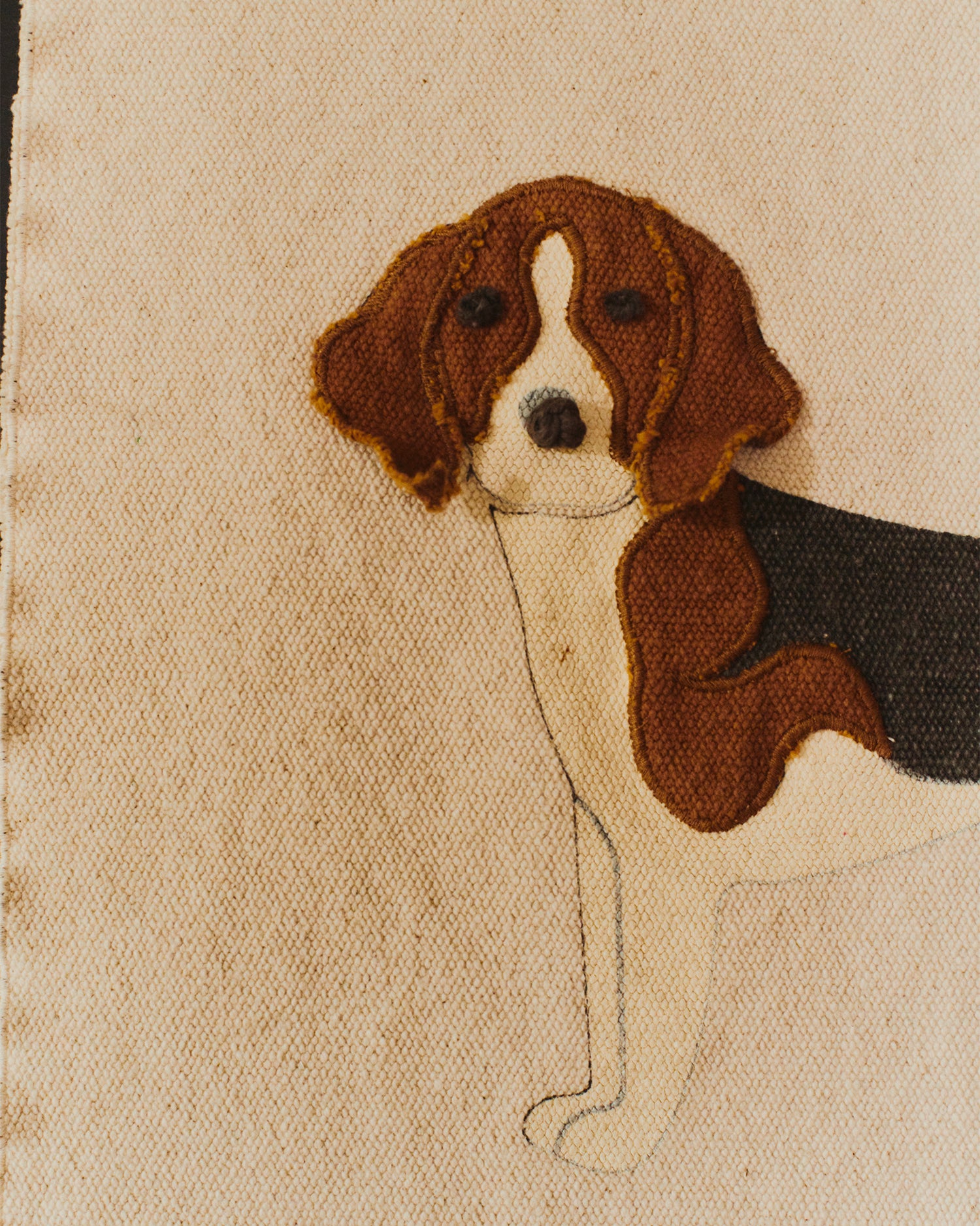 Decorazione da parete realizzata a mano Dogs