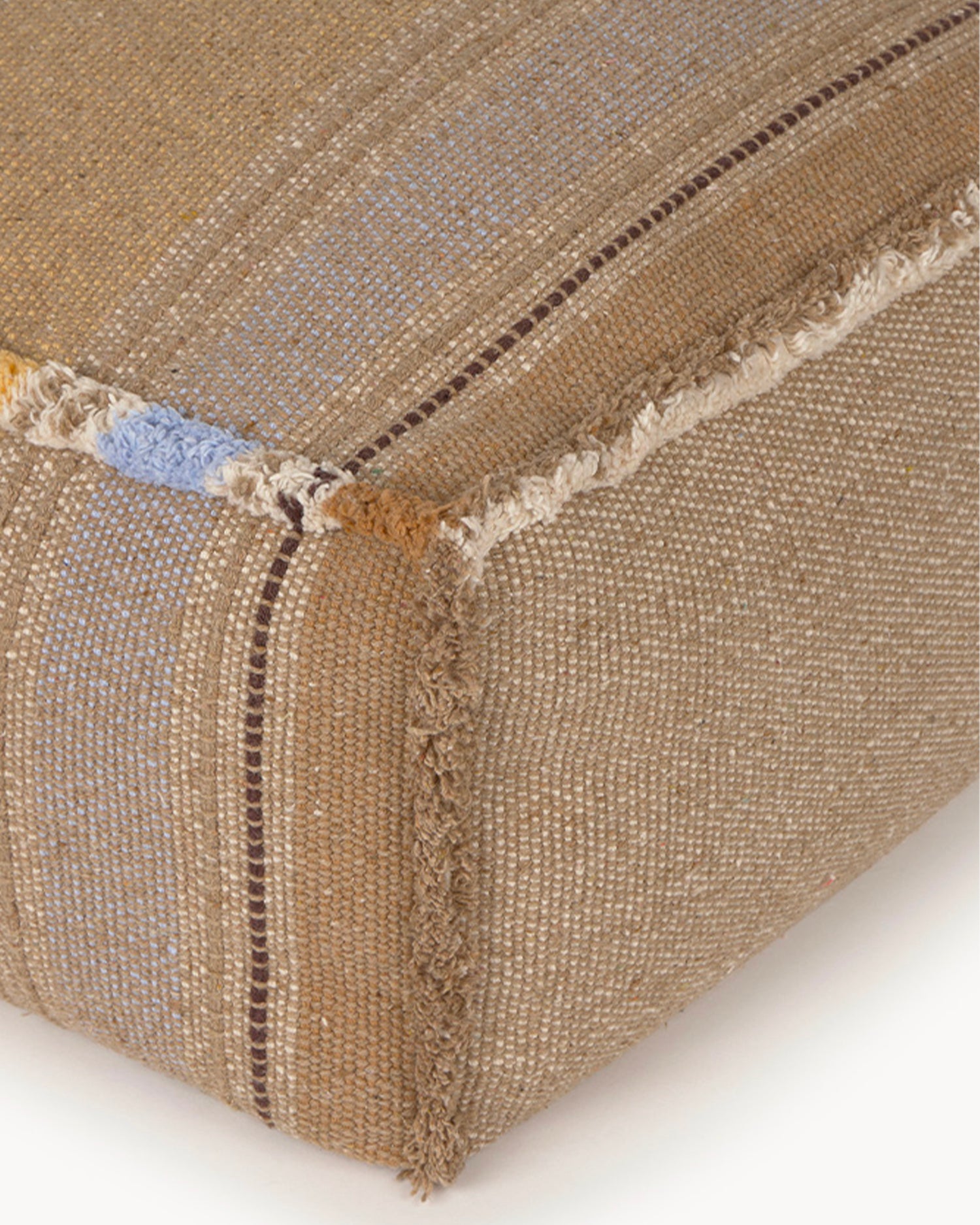 Pouf in cotone realizzato a mano Handloom Puebla