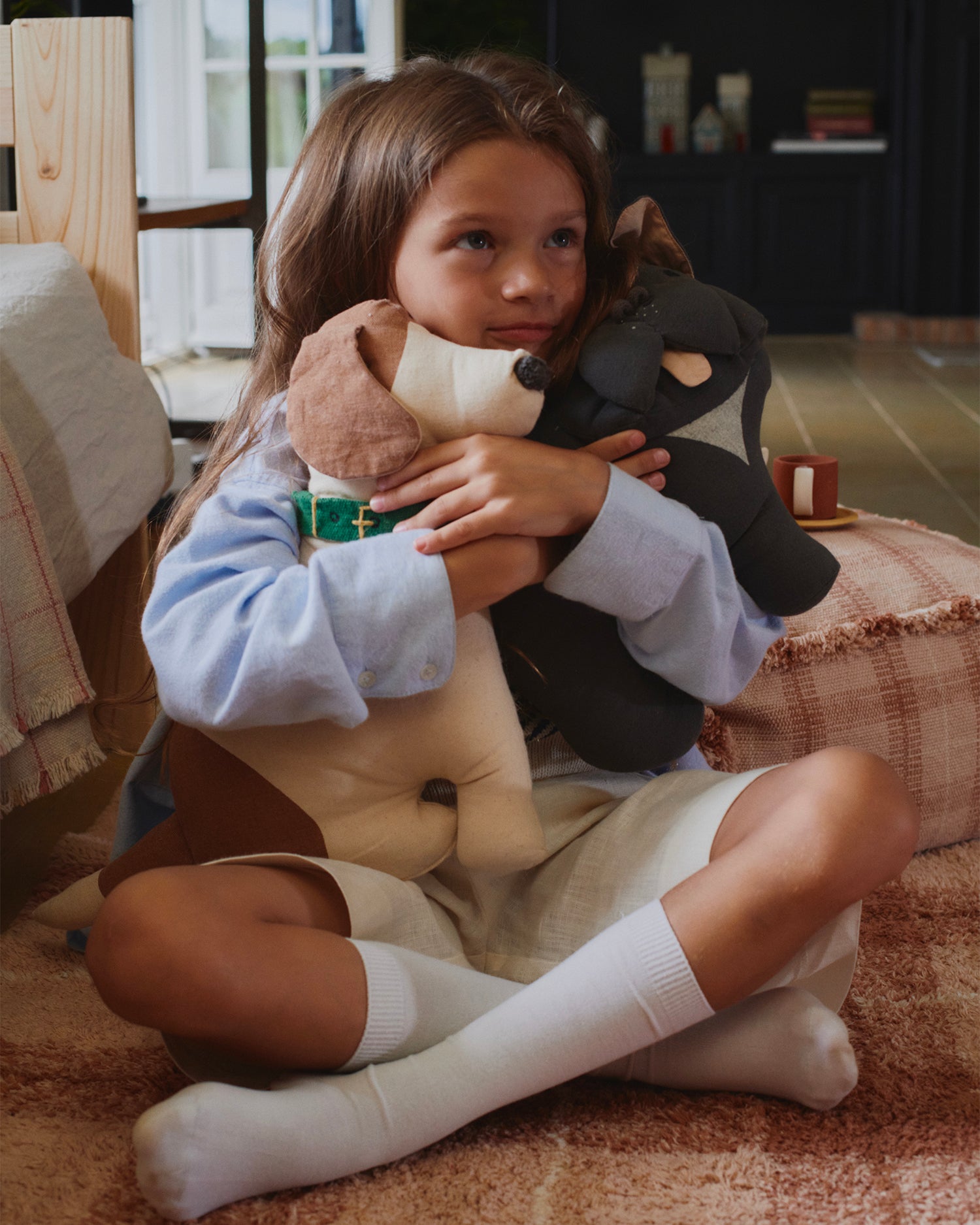 Cuscino in cotone realizzato a mano Jimmy