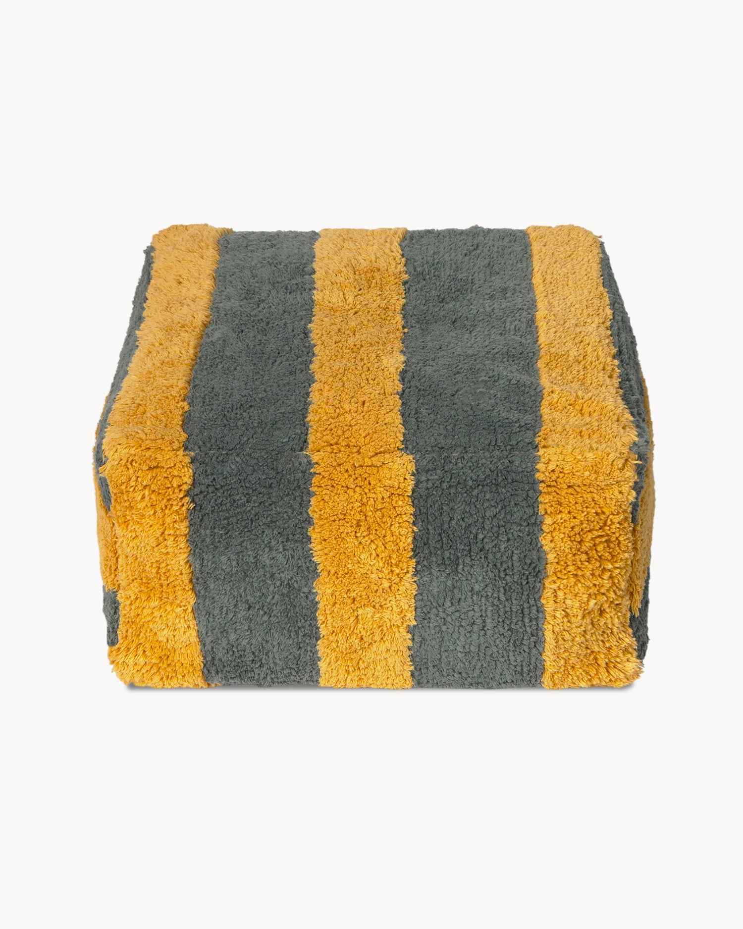 Pouf in cotone realizzato a mano Lines