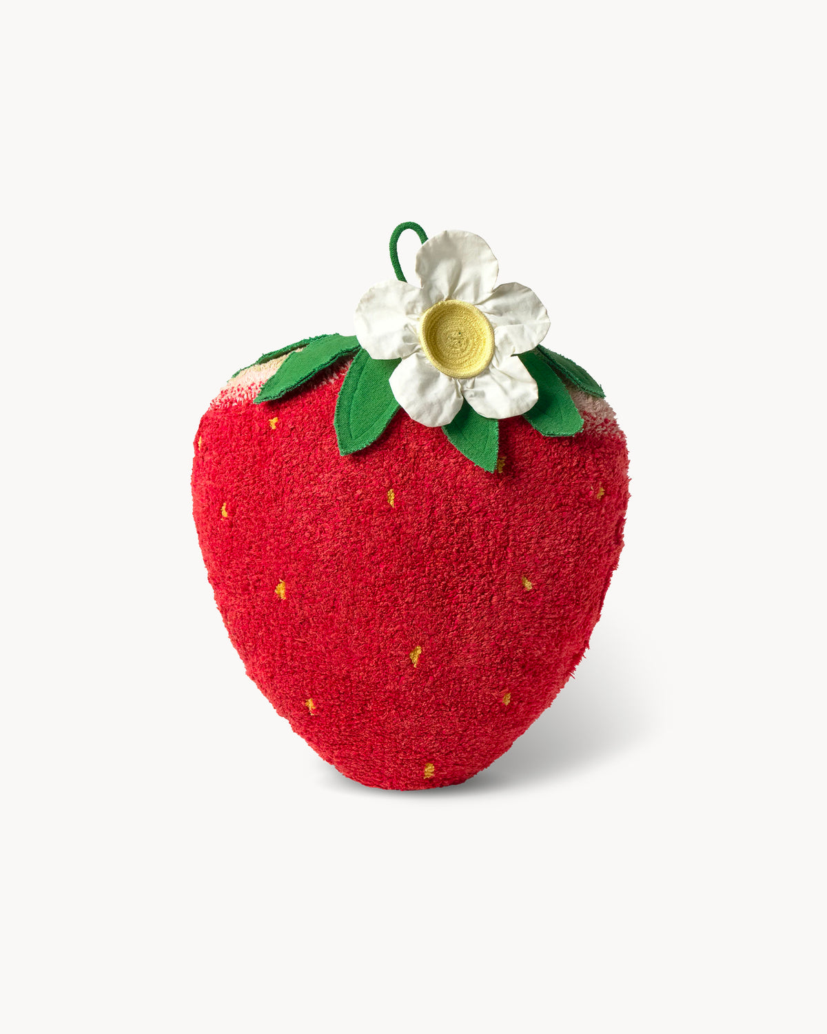 Cuscino da terra in cotone Strawberry