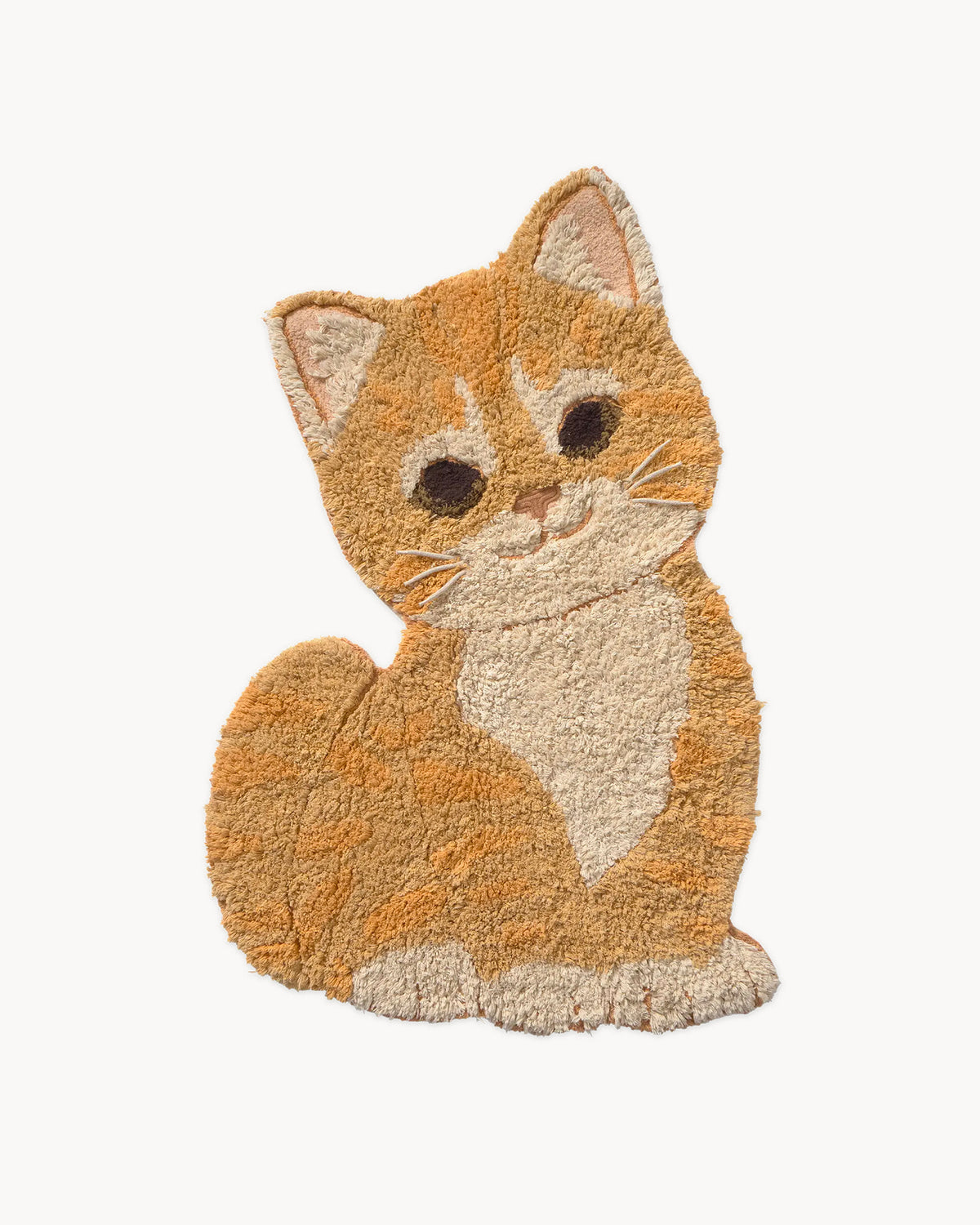Tappeto lavabile in cotone sagomato Ginger the Cat