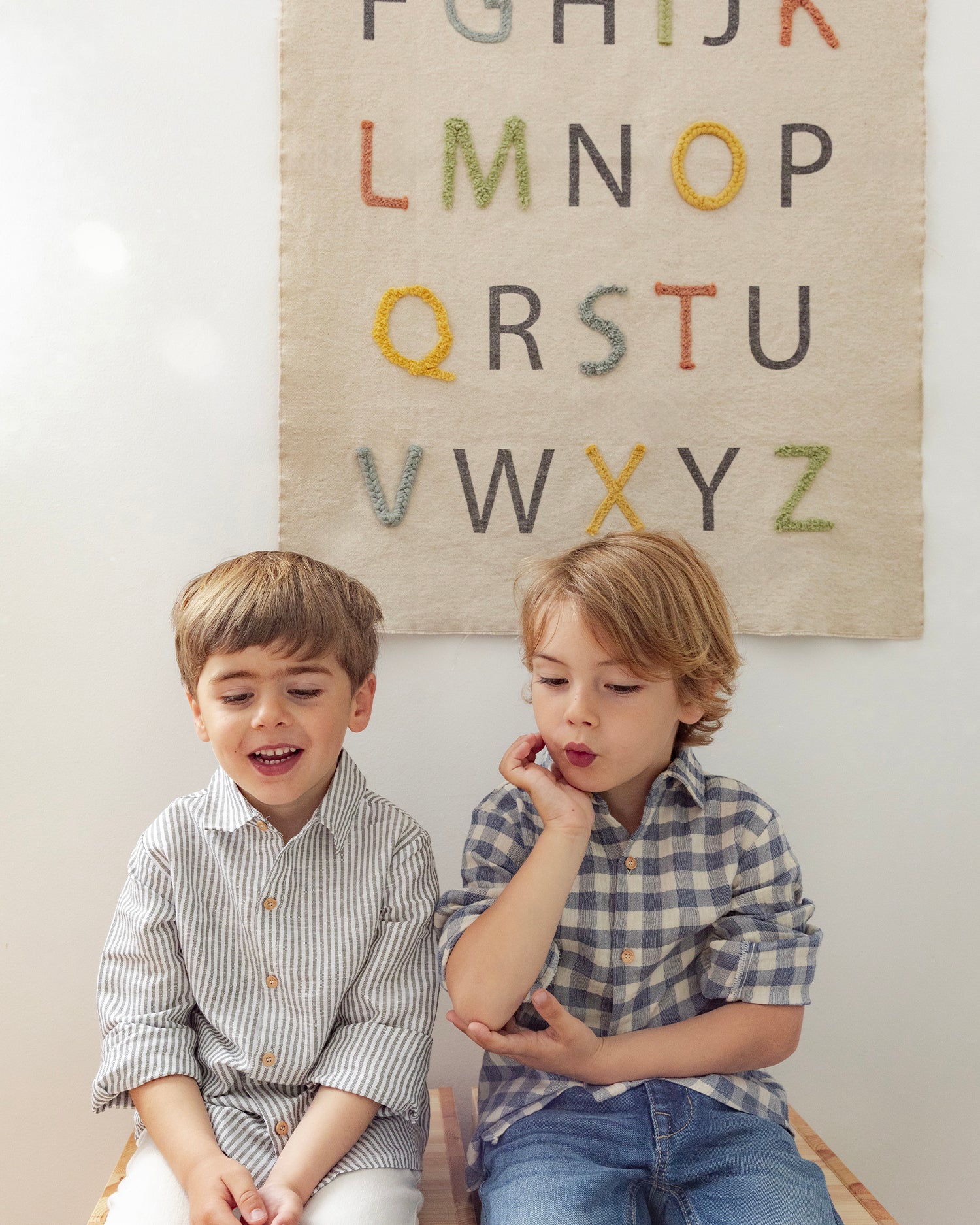 Decorazione da parete realizzata a mano ABC