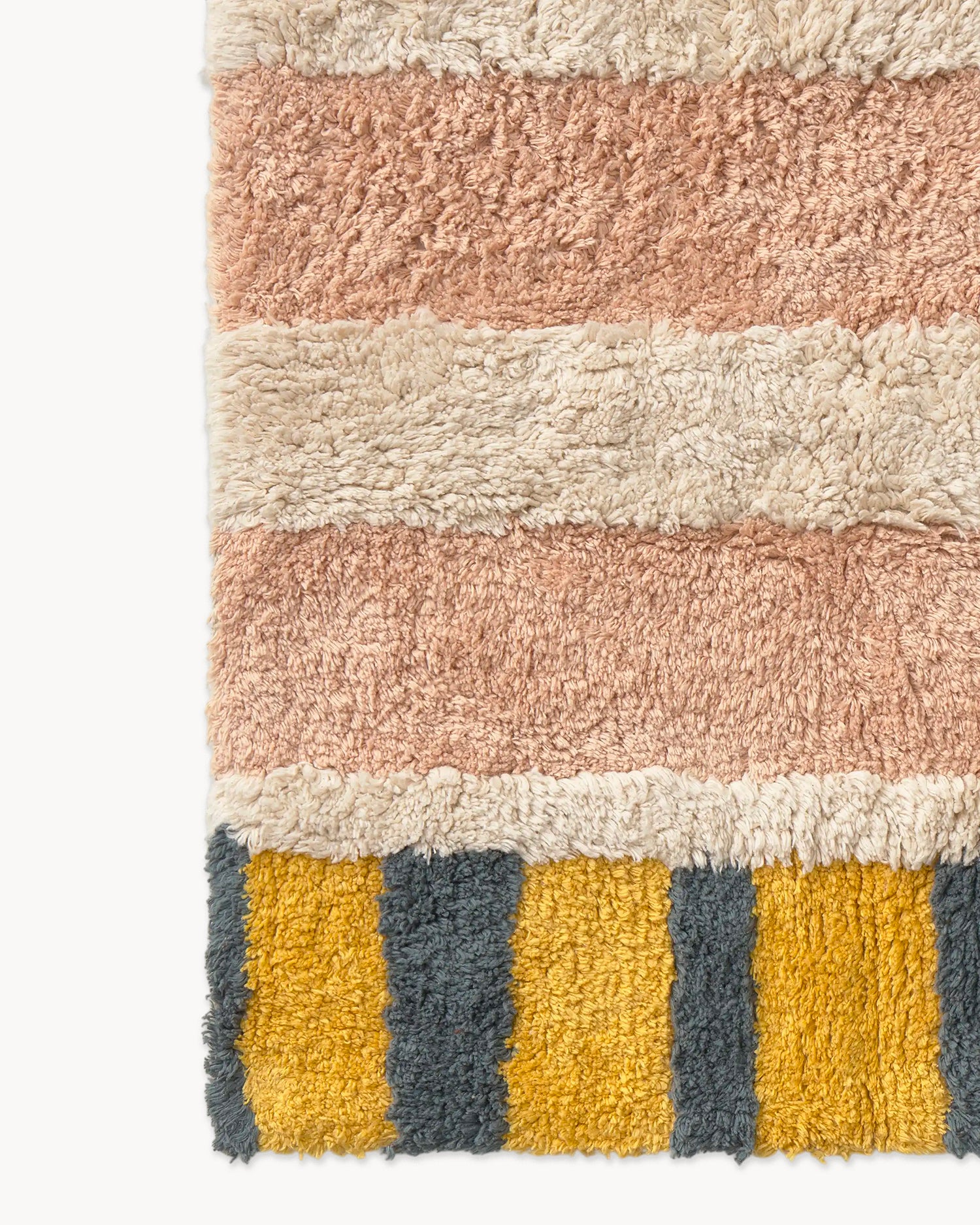 Tappeto lavabile in cotone realizzato a mano Color on