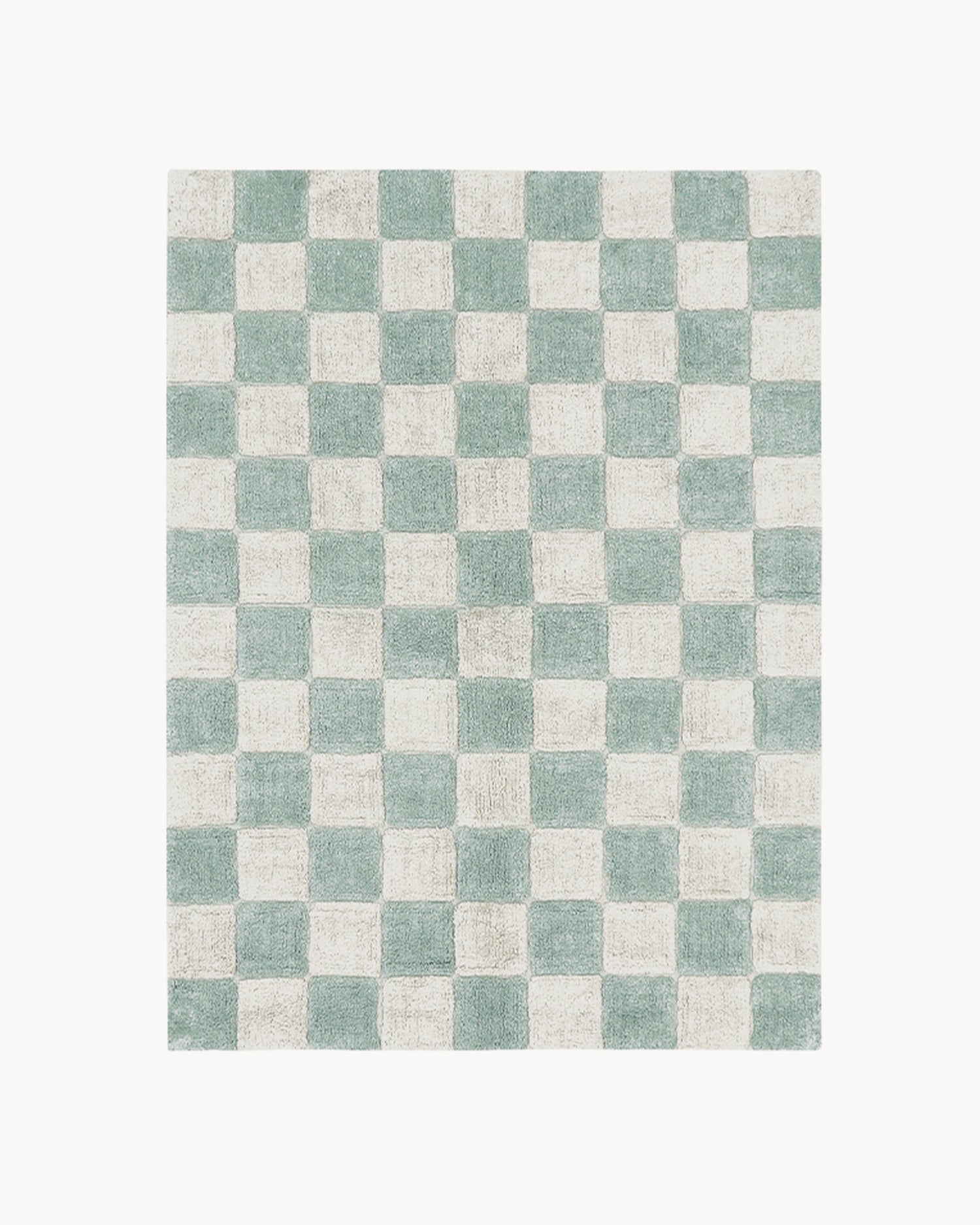 Tappeto lavabile in cotone realizzato a mano Tiles