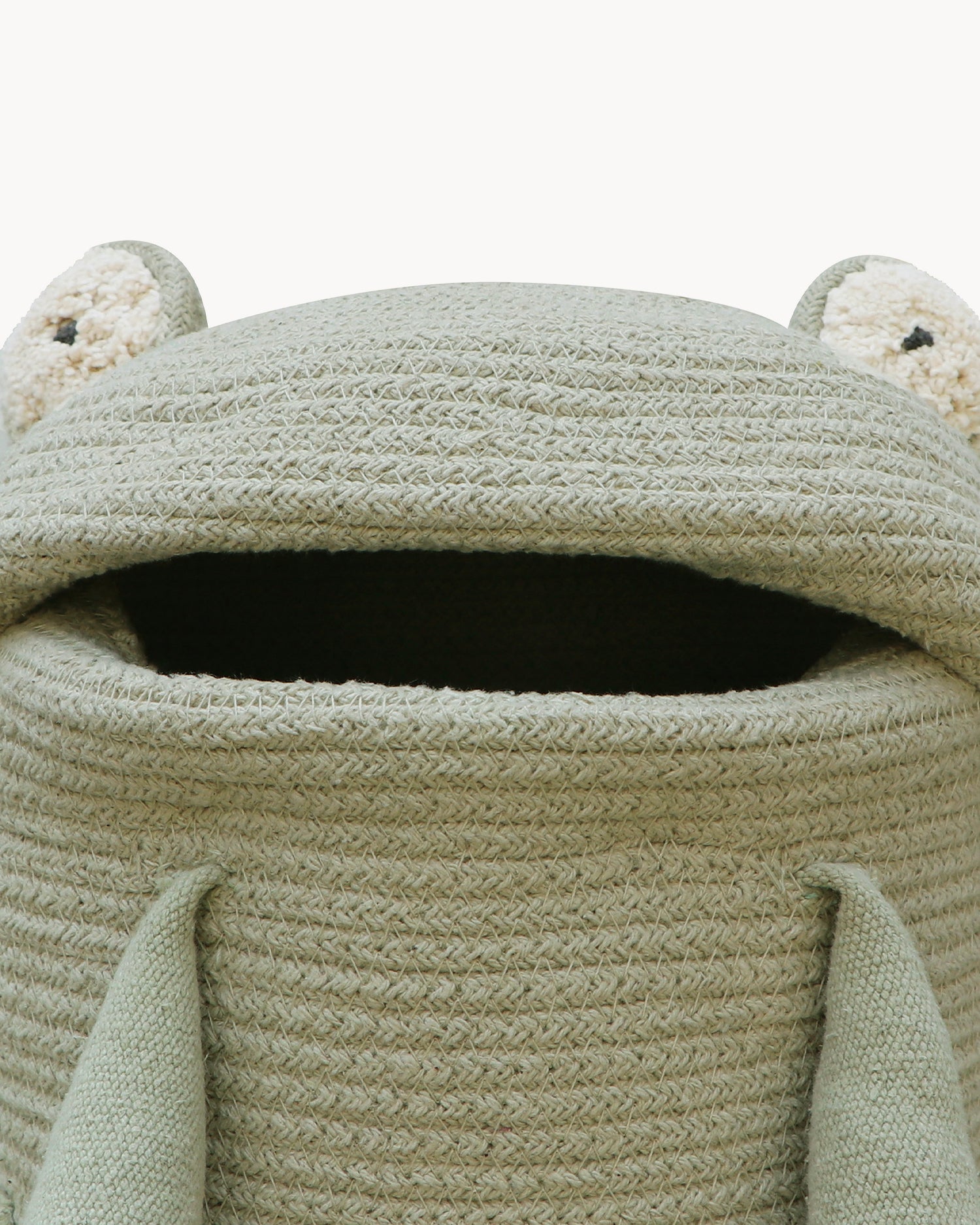 Cesto con coperchio realizzato a mano Fred the Frog