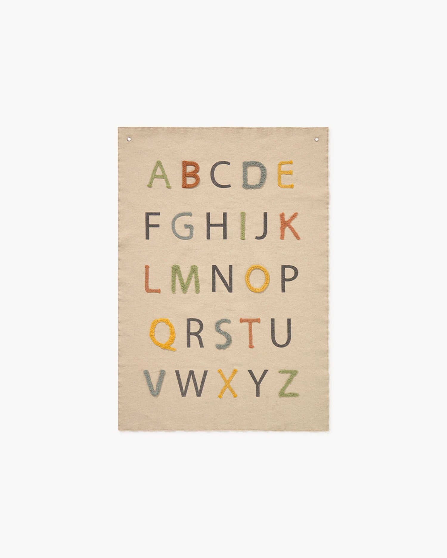 Decorazione da parete realizzata a mano ABC