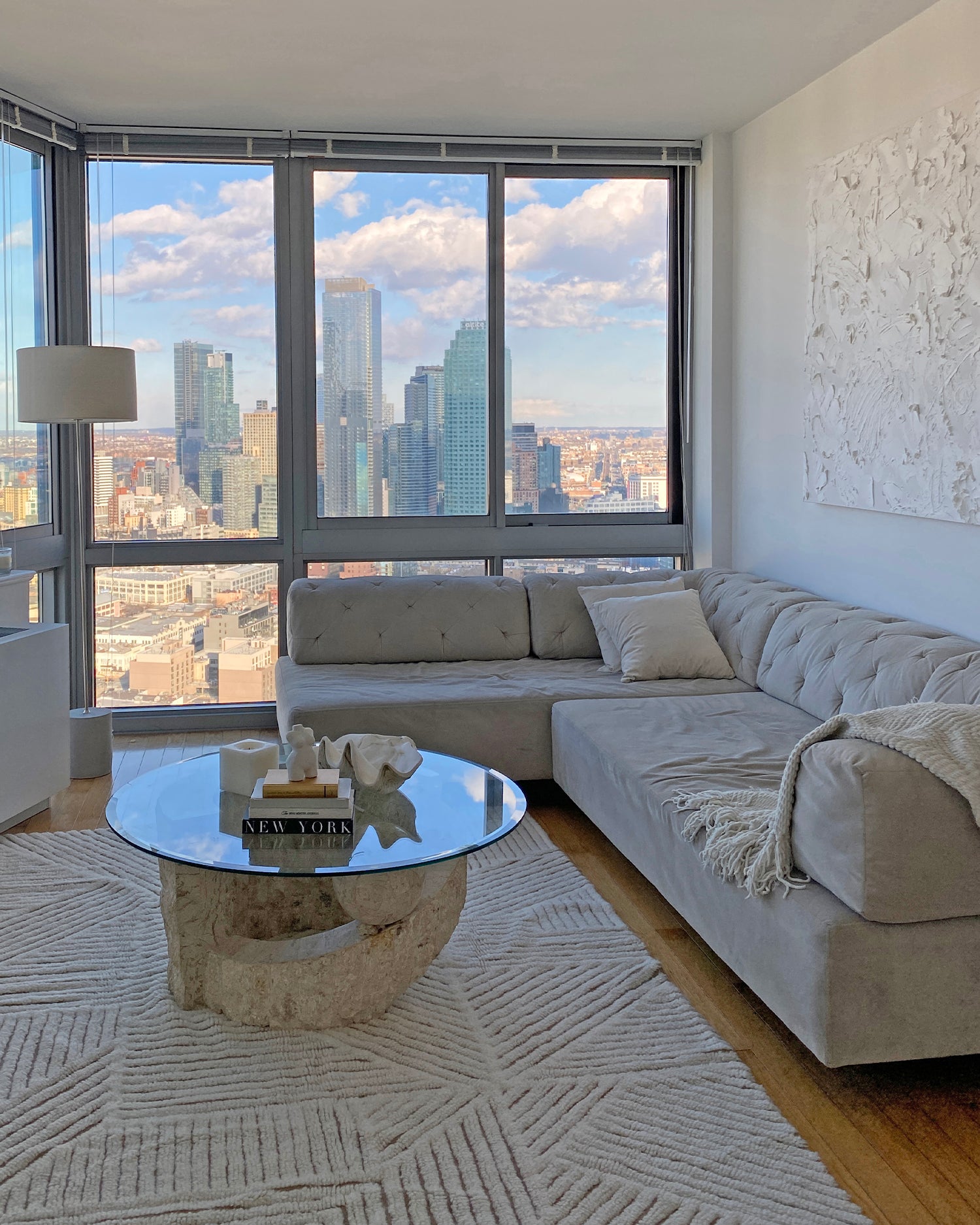 Tappeto lavabile in lana realizzato a mano Almond