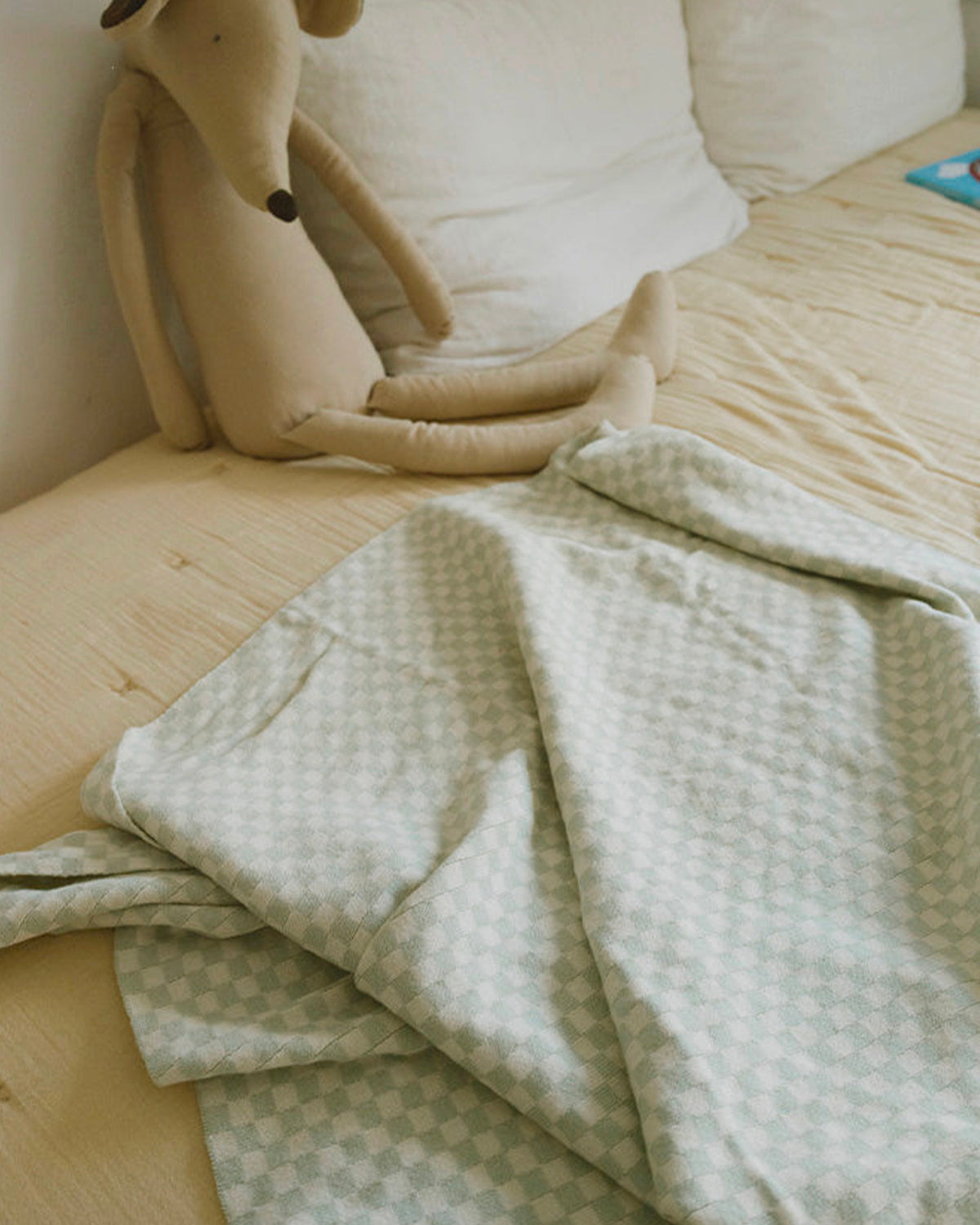 Coperta lavorata a maglia Tiles