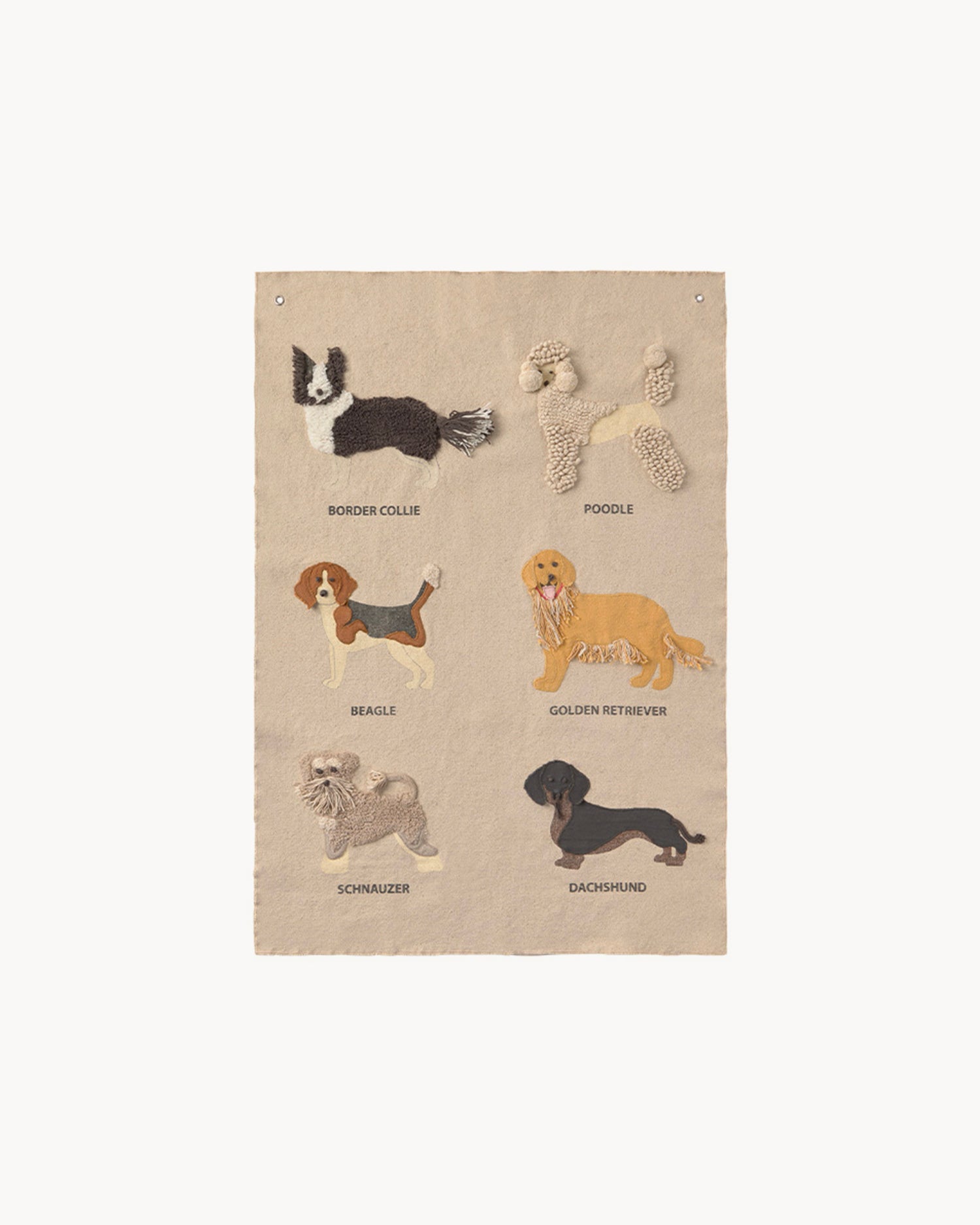 Decorazione da parete realizzata a mano Dogs