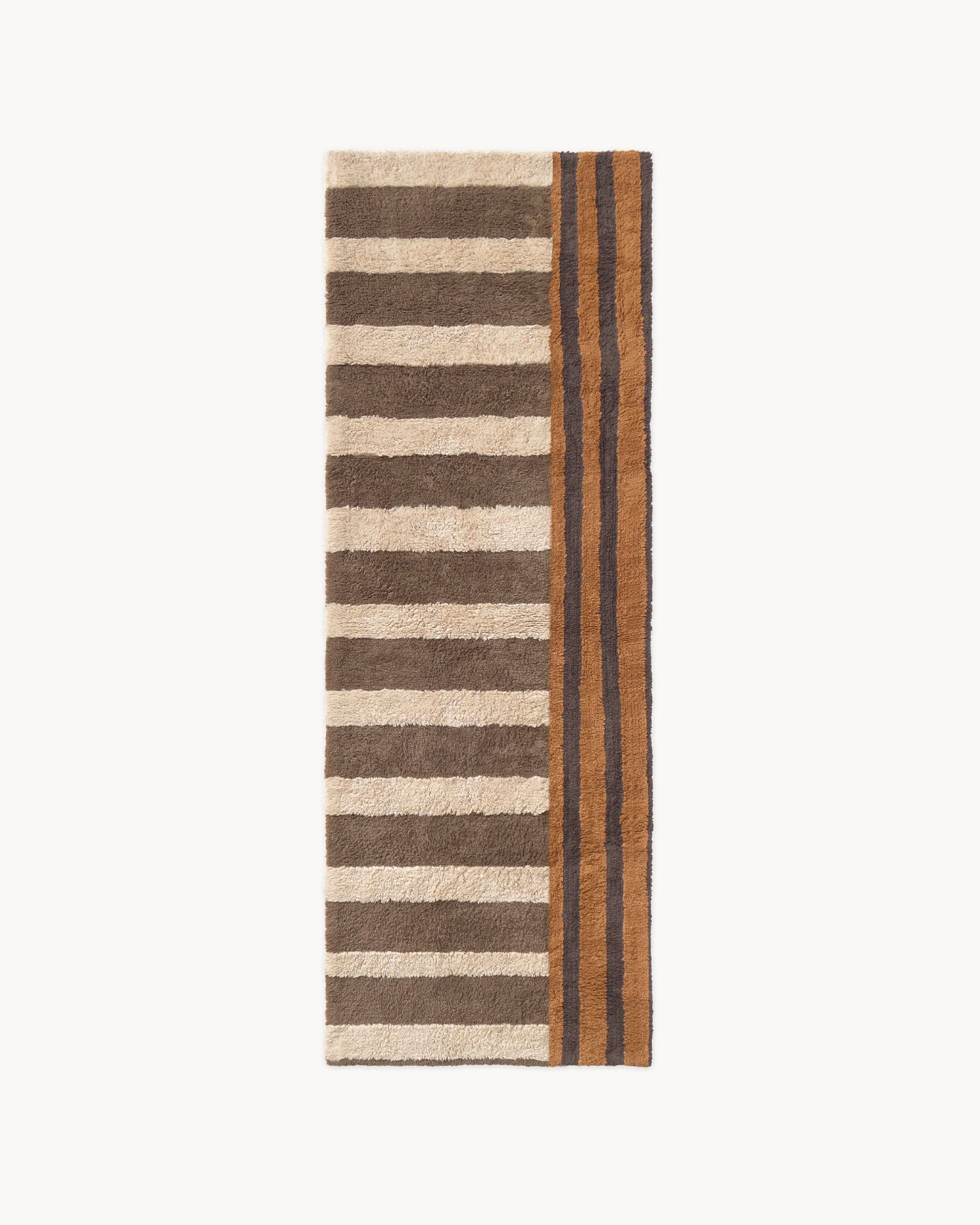 Runner lavabile in cotone realizzato a mano Color on